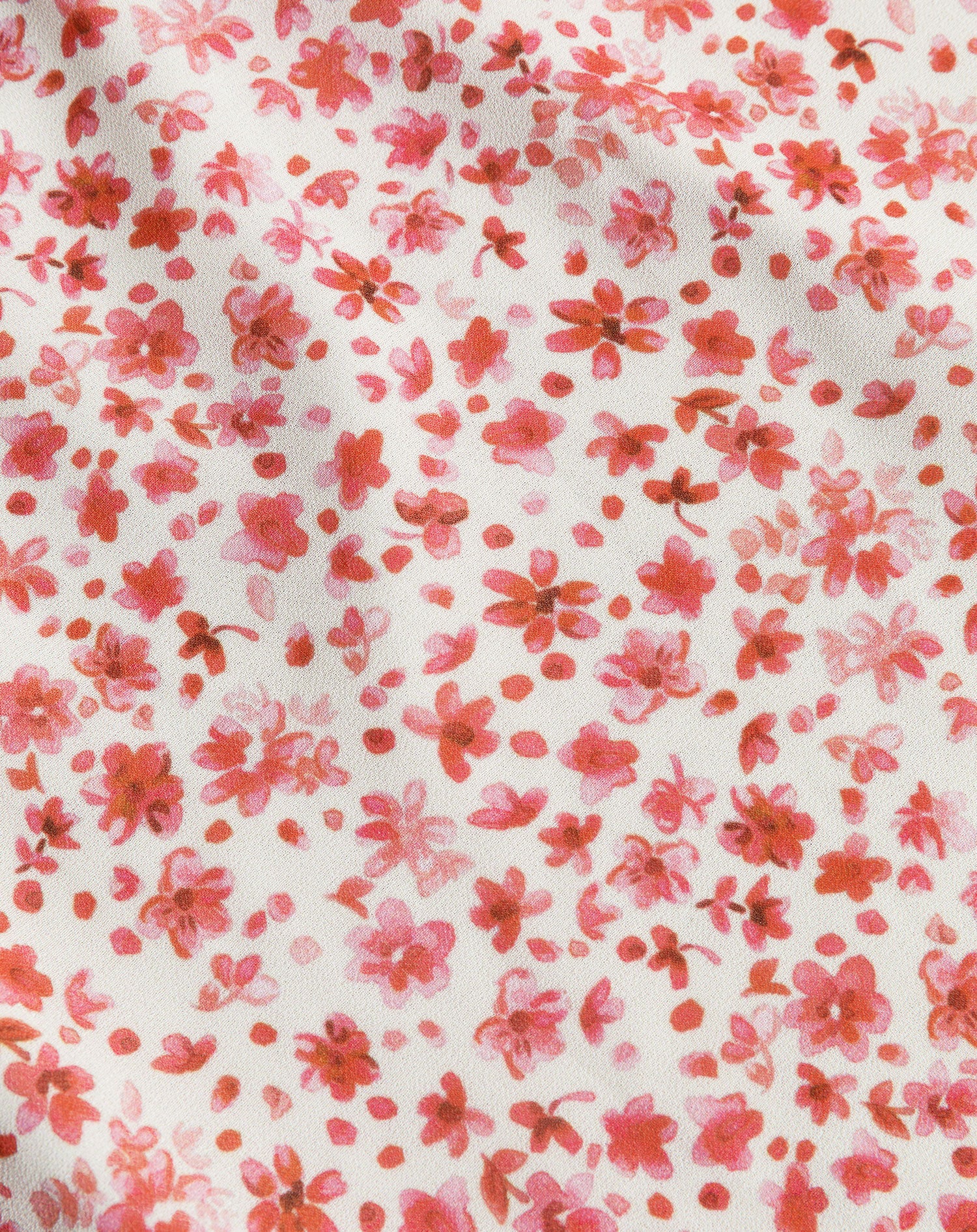 FLOWER RUFFLE CAMI DRESS PINK