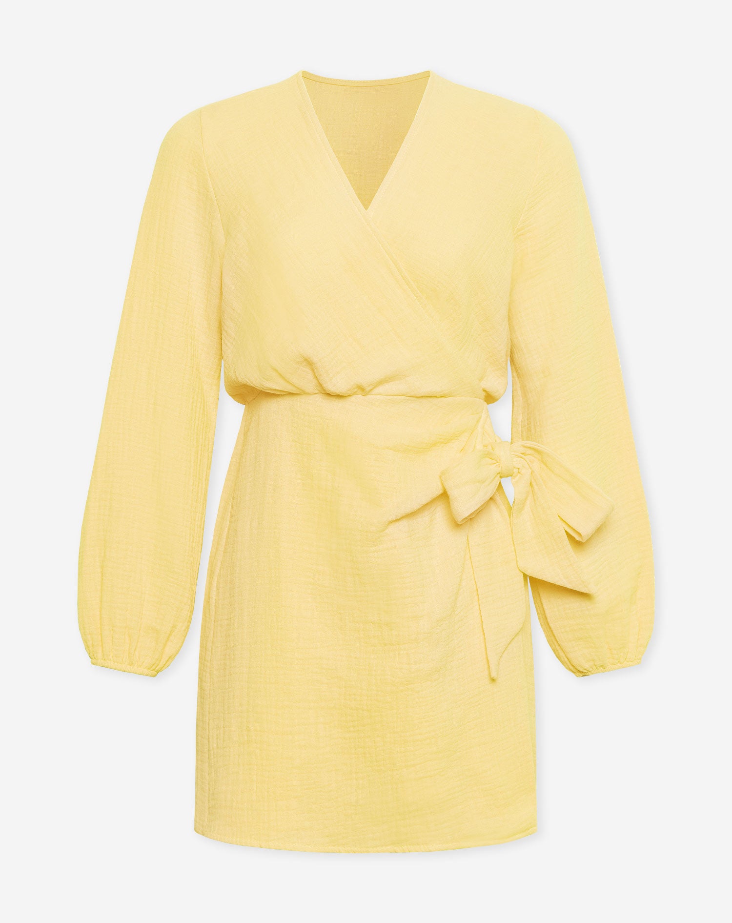 MOUSSELINE FAKE WRAP DRESS BOTERGEEL