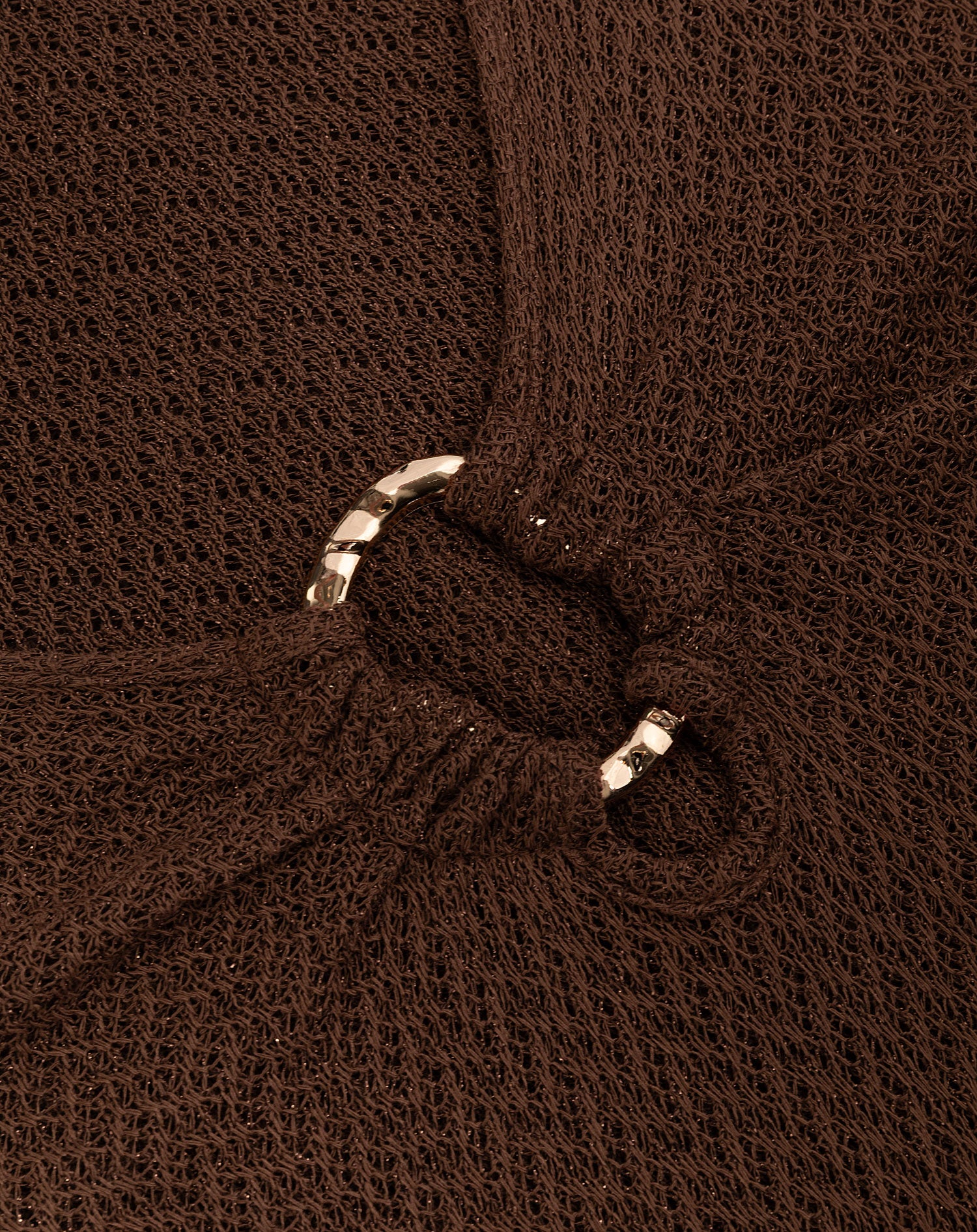 BUCKLE CROCHET DRESS BRUIN