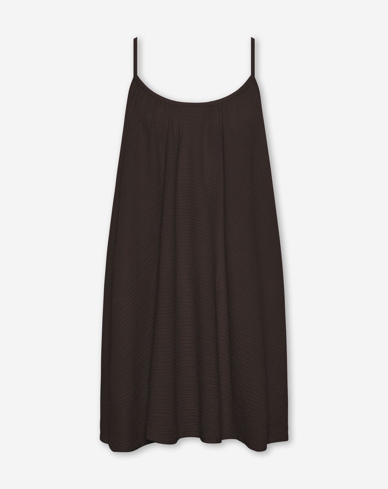 MIRA MOUSSELINE SHORT DRESS BRUIN