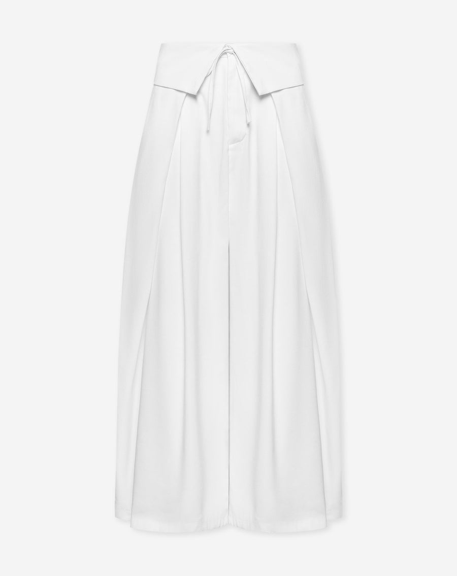 YASMIN OVERLAP PANTALON WIT
