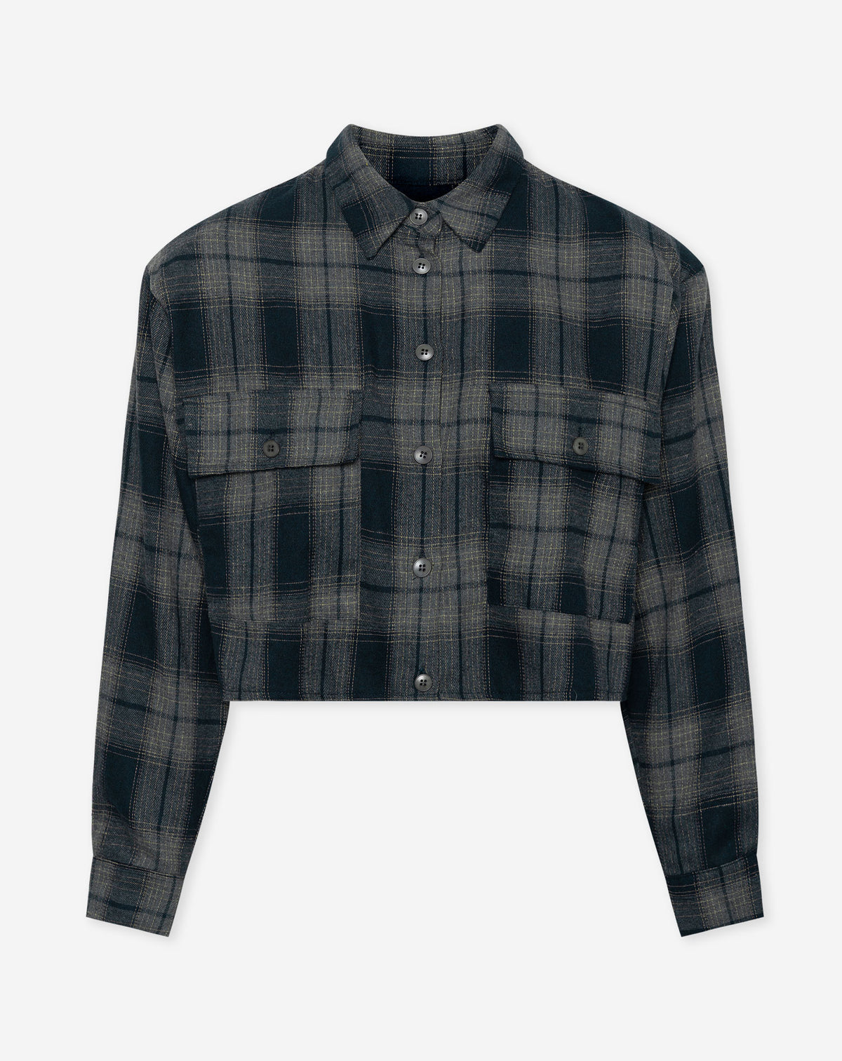 SOFT PADDED CHECK BLOUSE