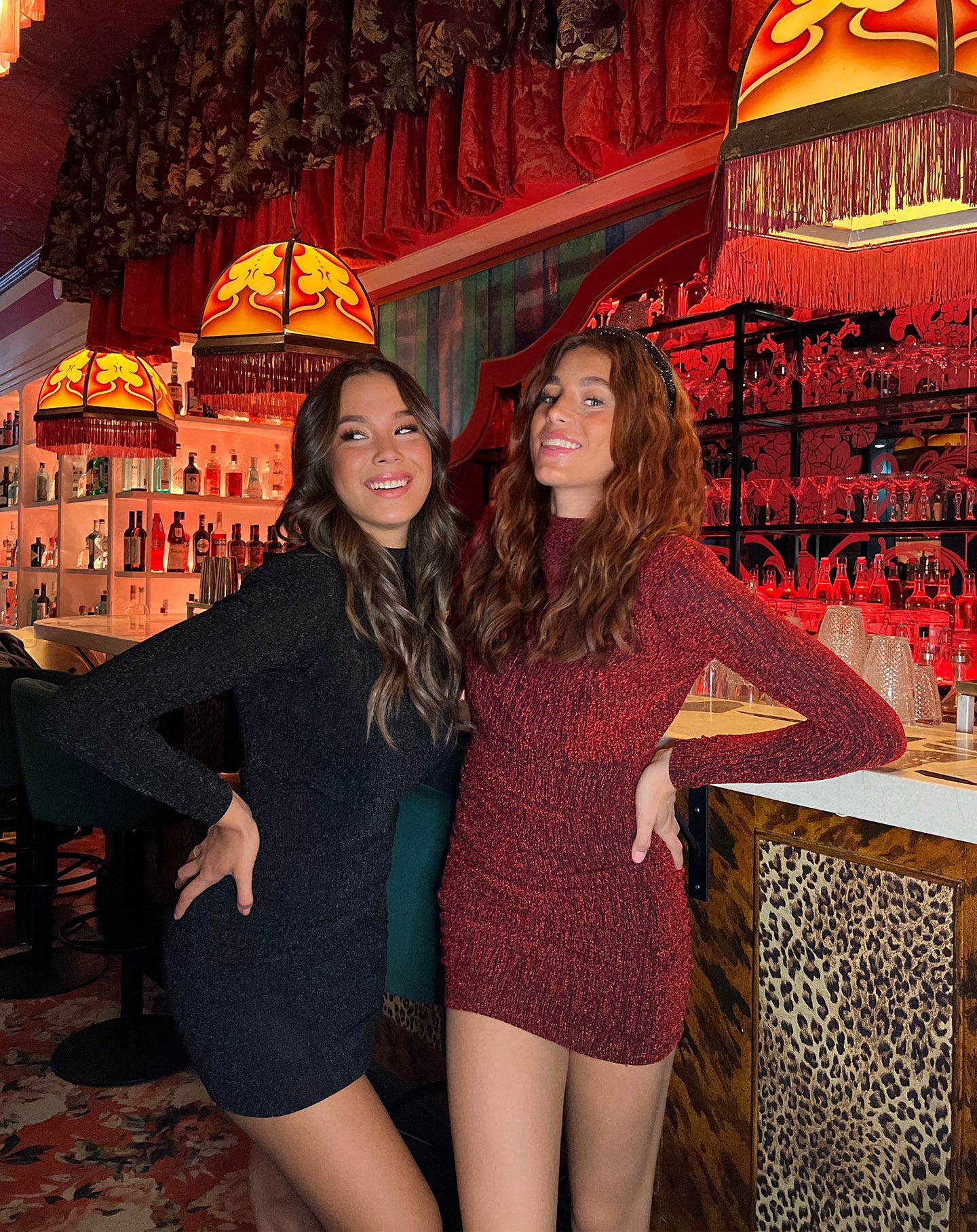 JOSH GLITTER DRESS ZWART