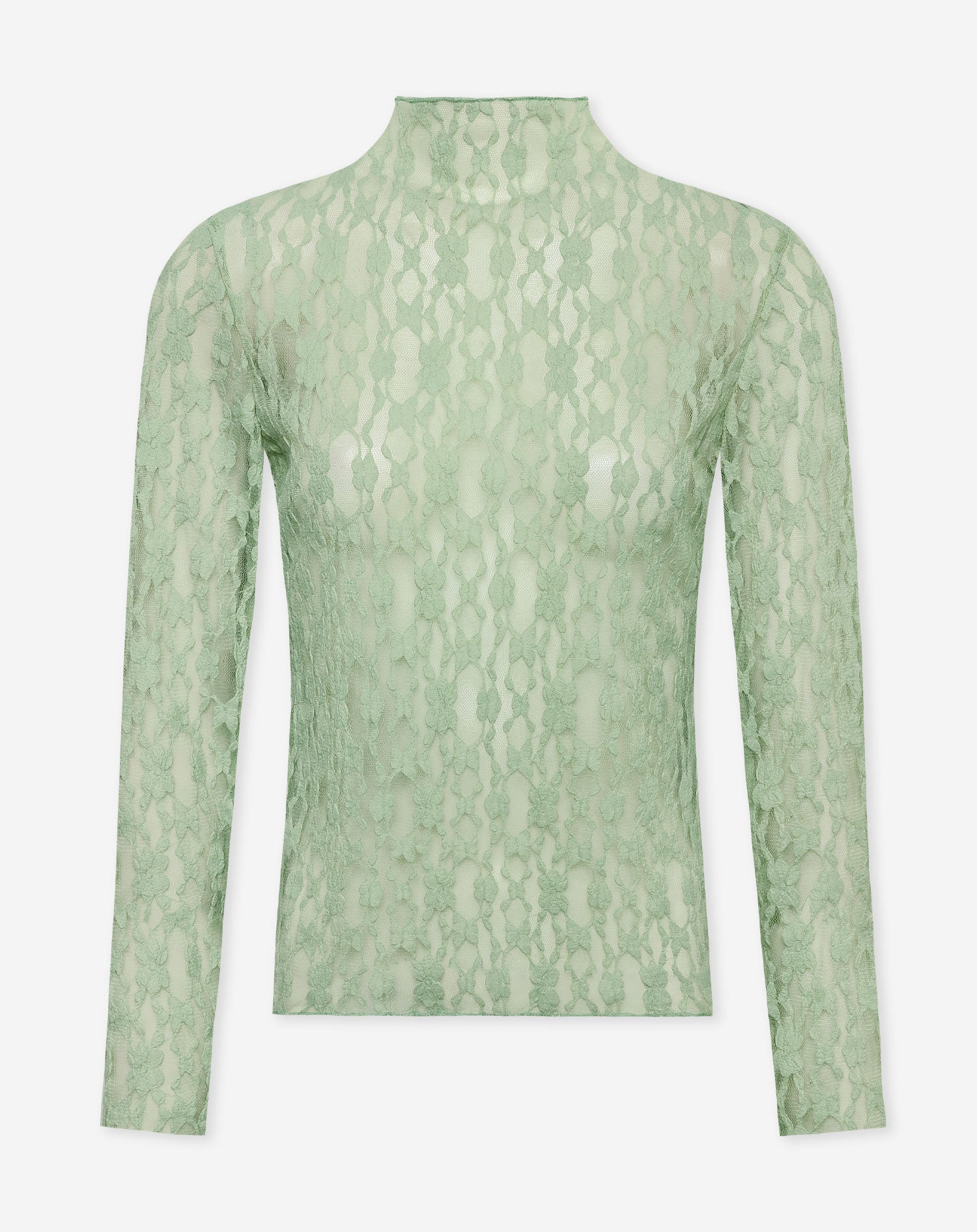 BIBI LACE TOP LICHTGROEN