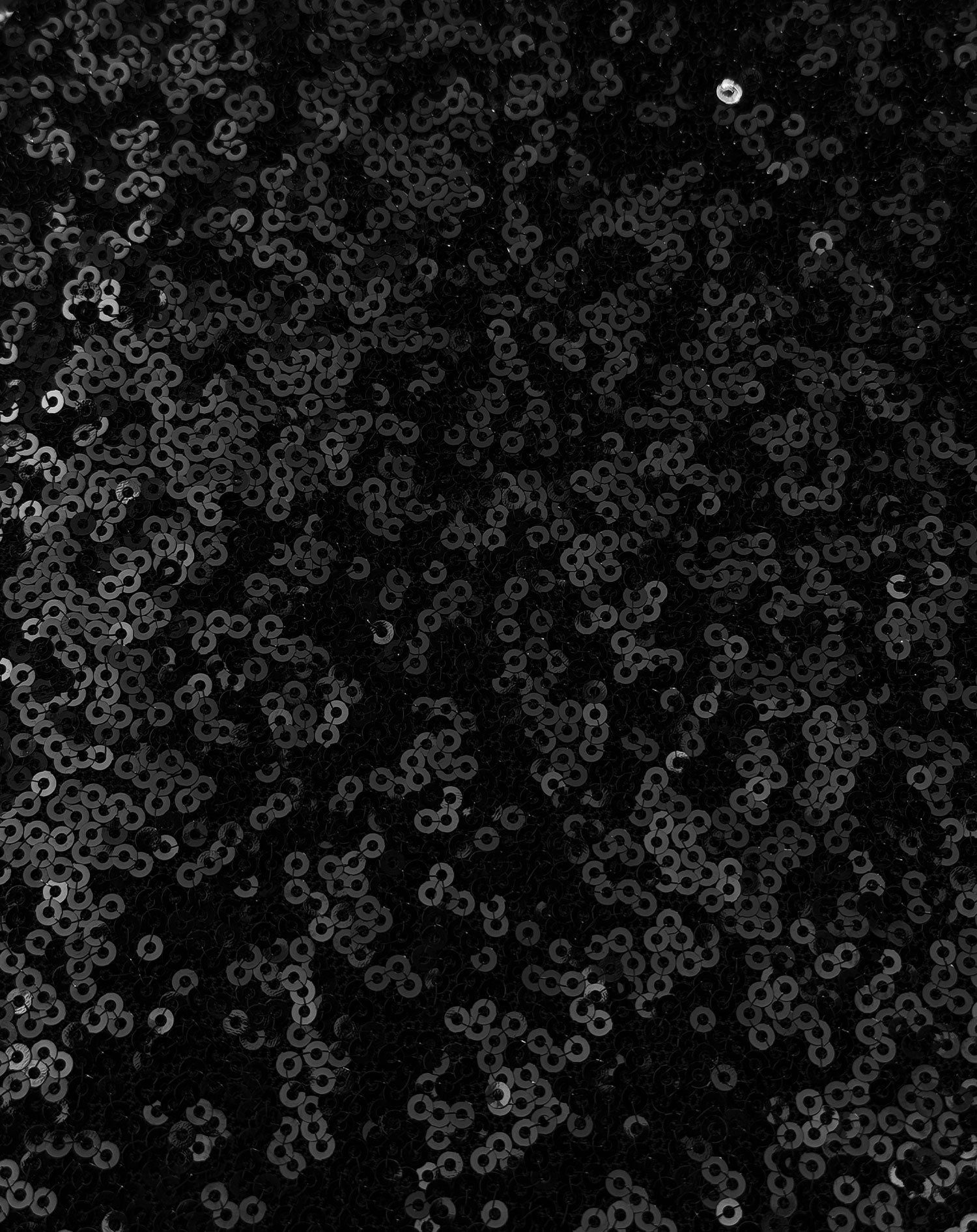 SEQUINS STRAIGHT LEG PANTALON ZWART