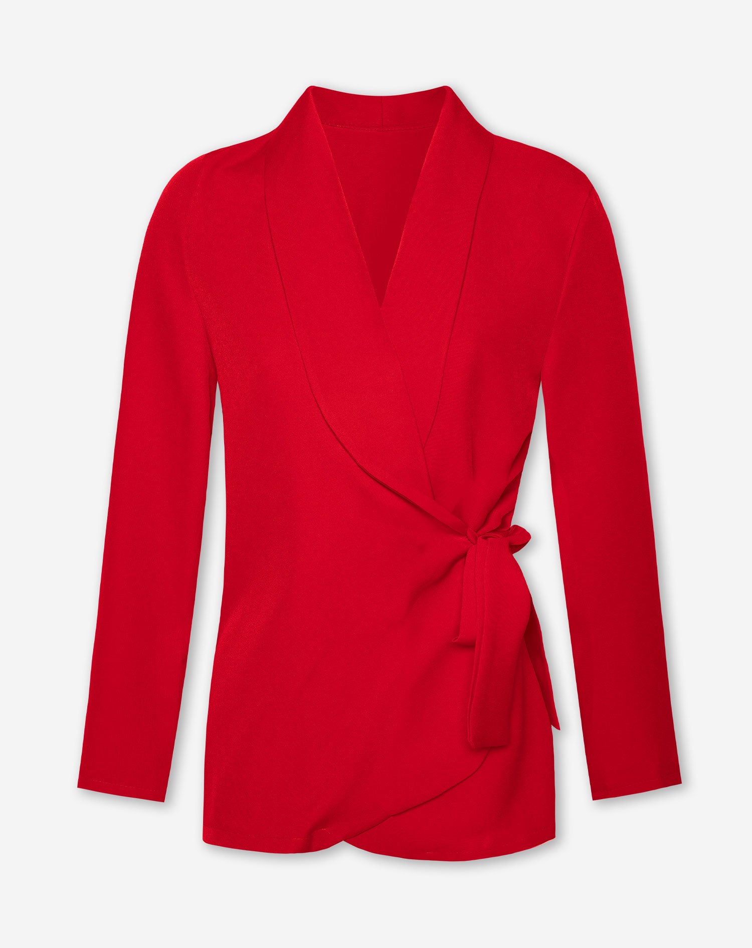SIA KNOTTED BLAZER RED
