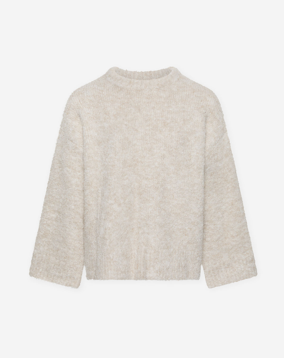 SAMIRA BOUCLE KNIT LICHT BEIGE