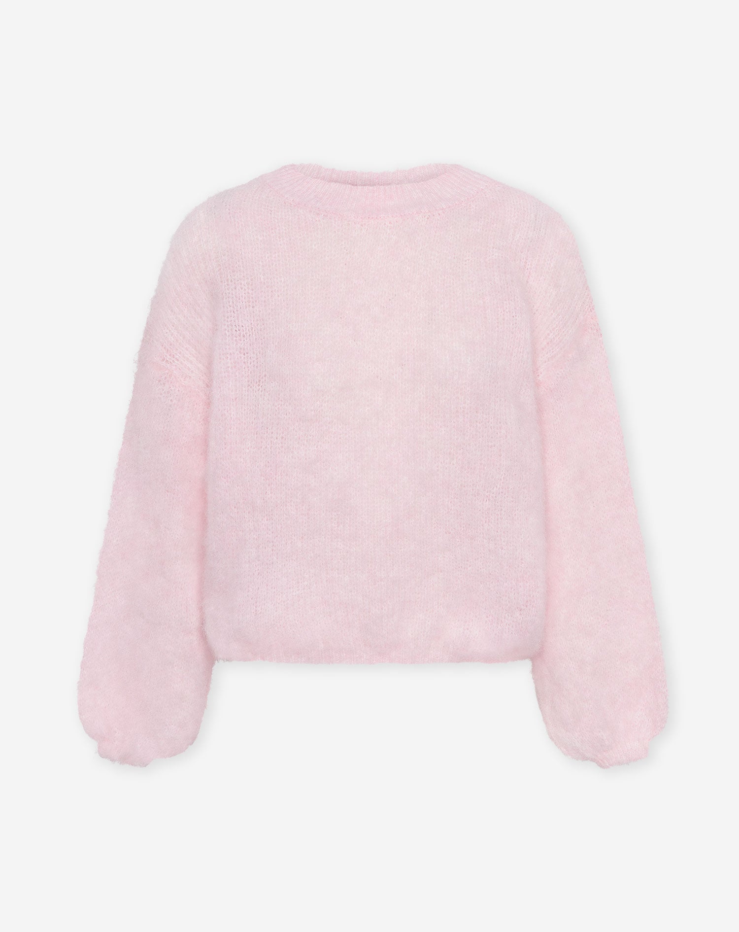 BRUSHED MOHAIR KNIT LICHTROZE