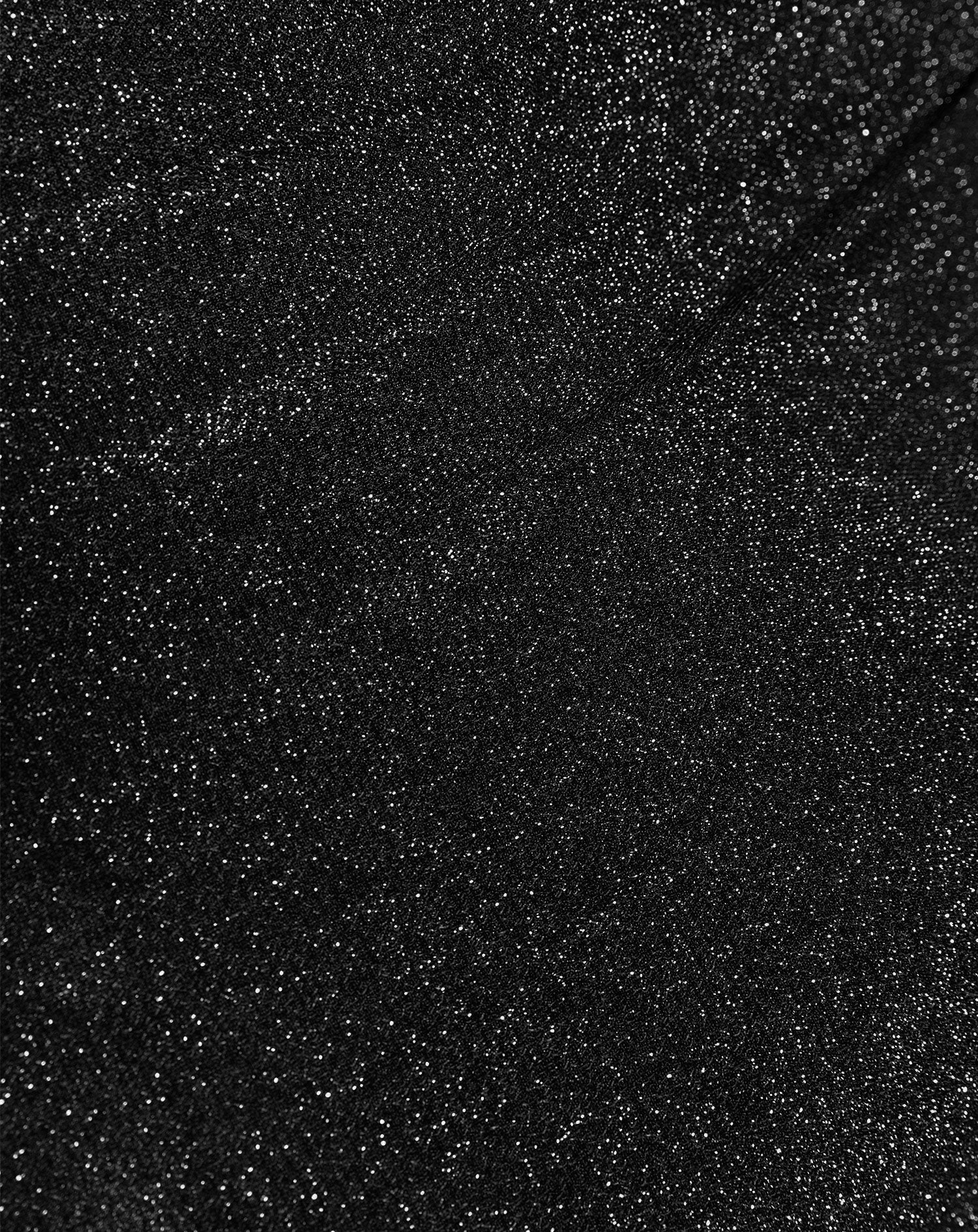 GLITTER ONE SHOULDER TOP BLACK