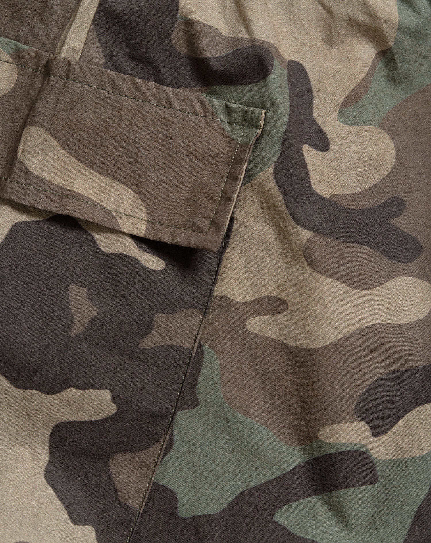 JENNY CAMO BUBBLE HEM SKIRT LEGERGROEN