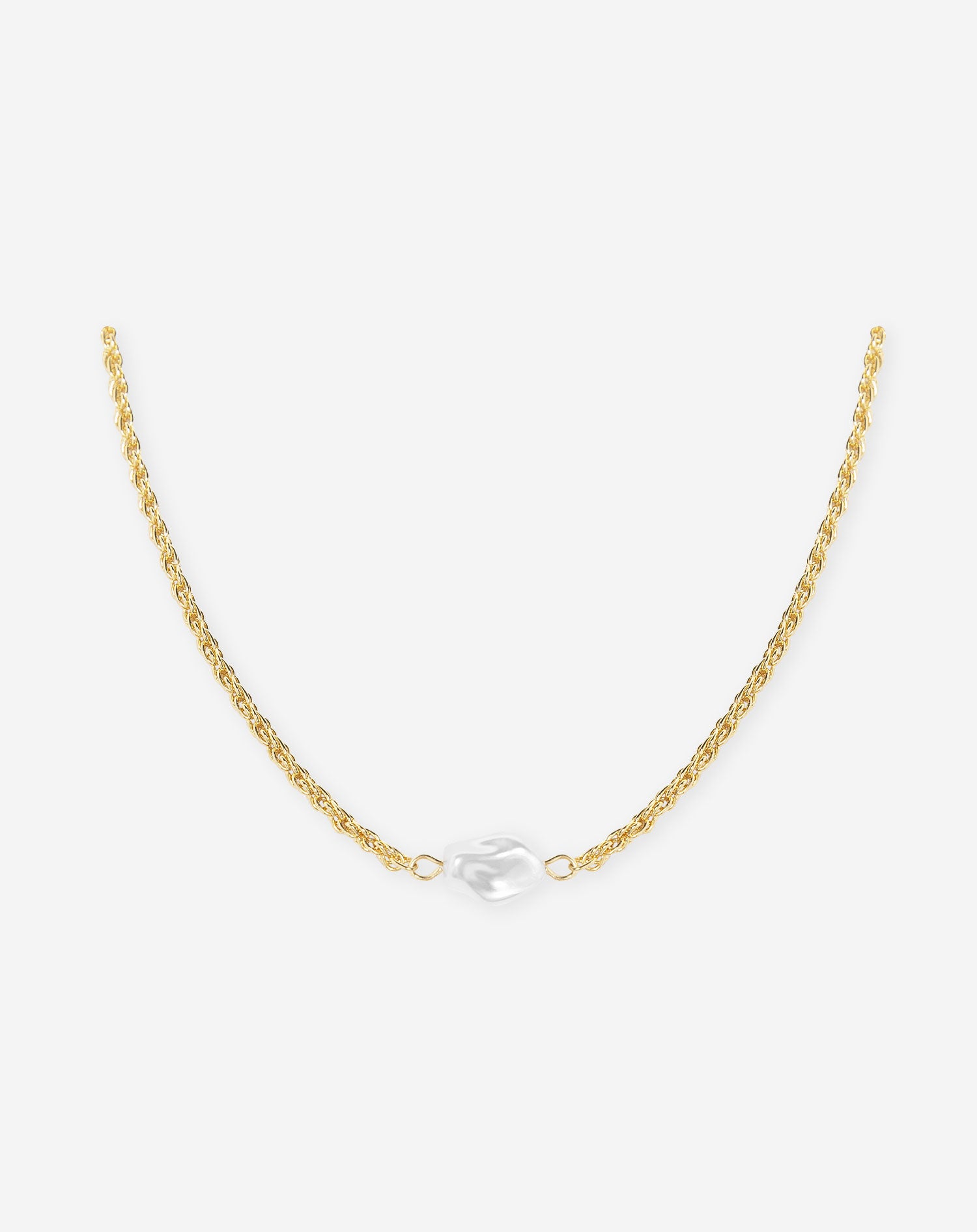 NATURAL PEARL NECKLACE GOLD