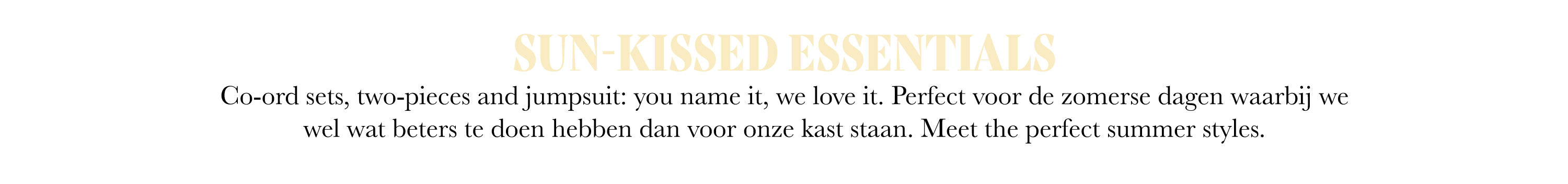 Most Wanted Viva la Barcelona zomercampagne