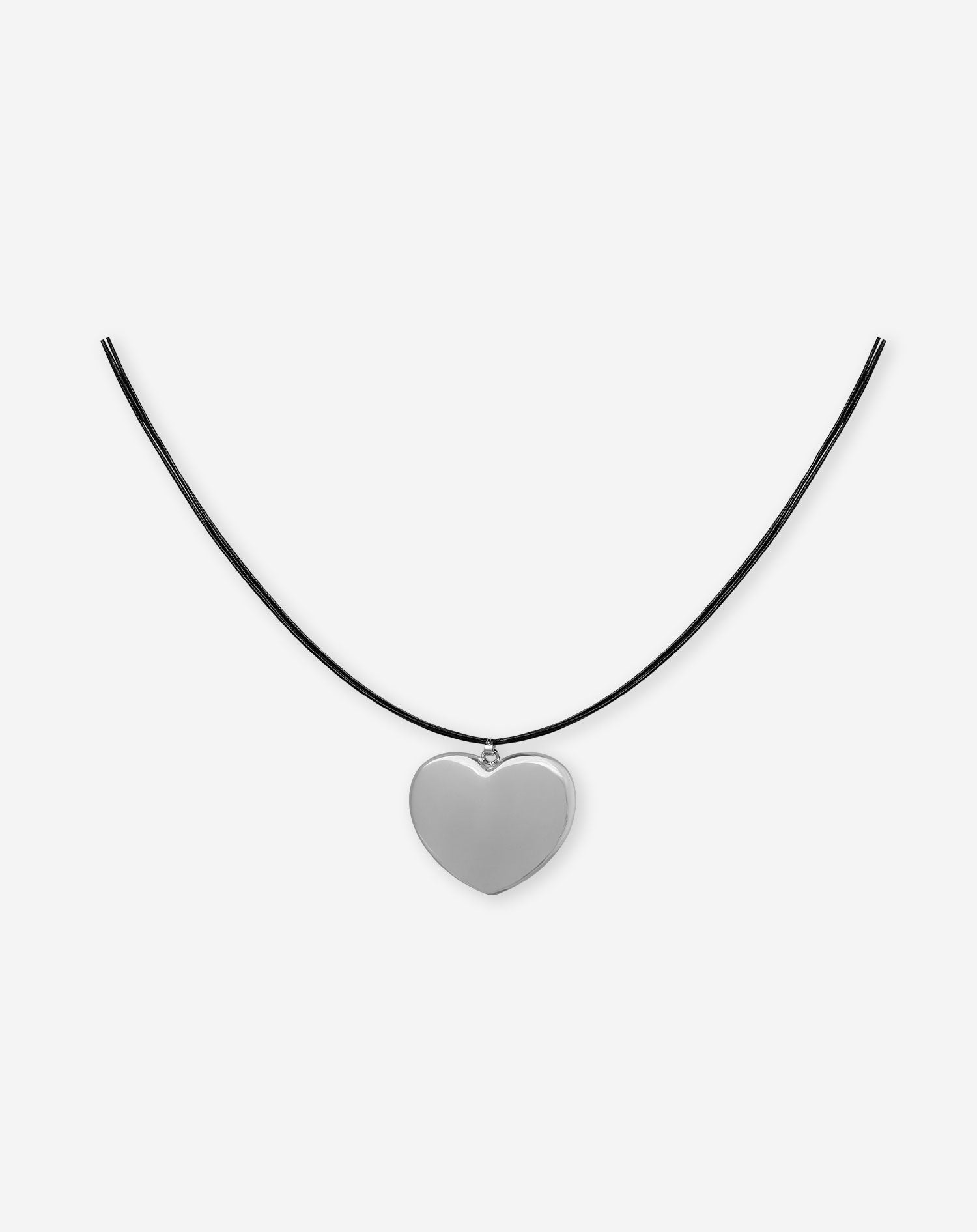 BIG HEART PENDANT NECKLACE