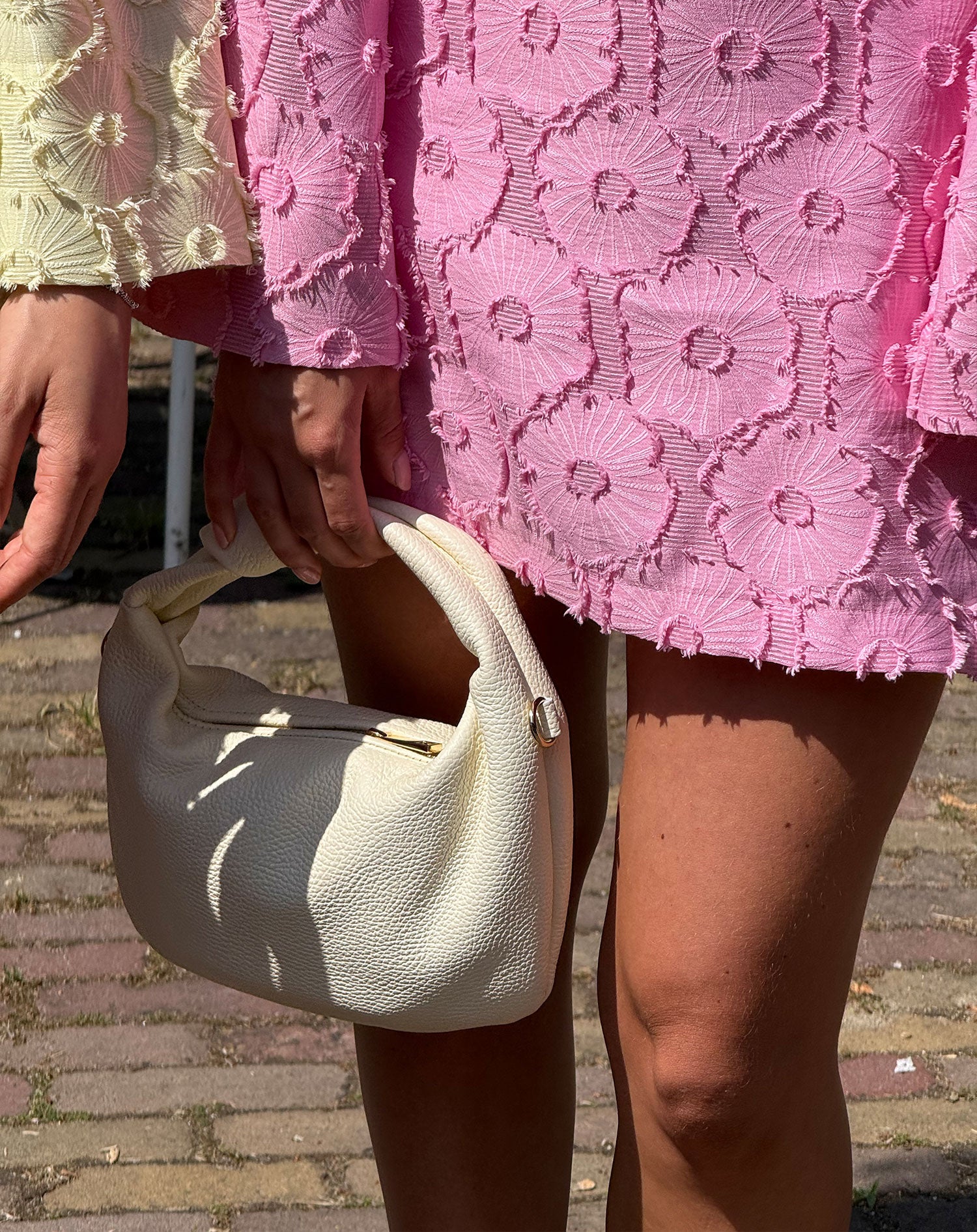 MIMMI KNOTTED BAG BUTTER YELLOW