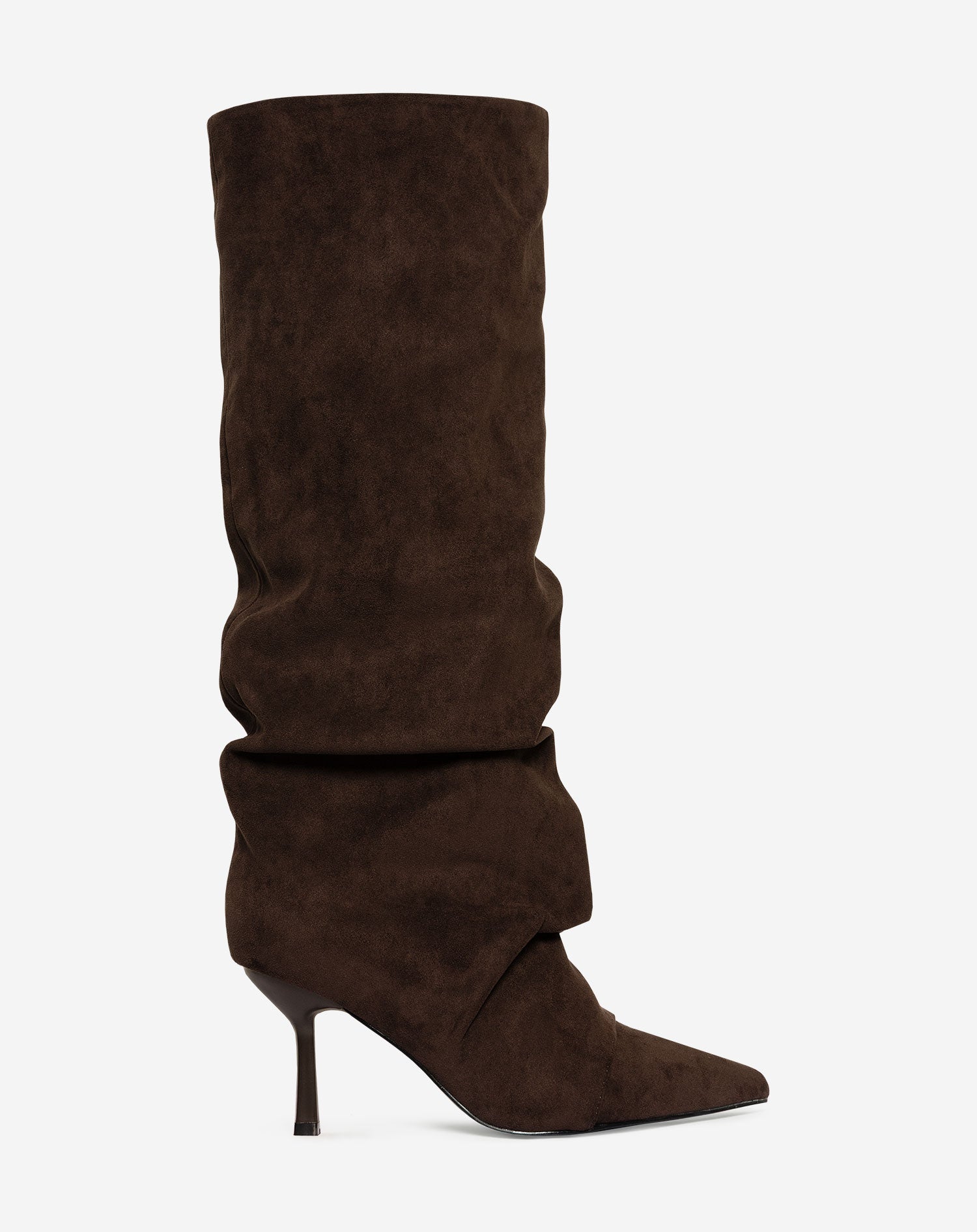 SLOUCHY HEELED BOOTS BRUIN