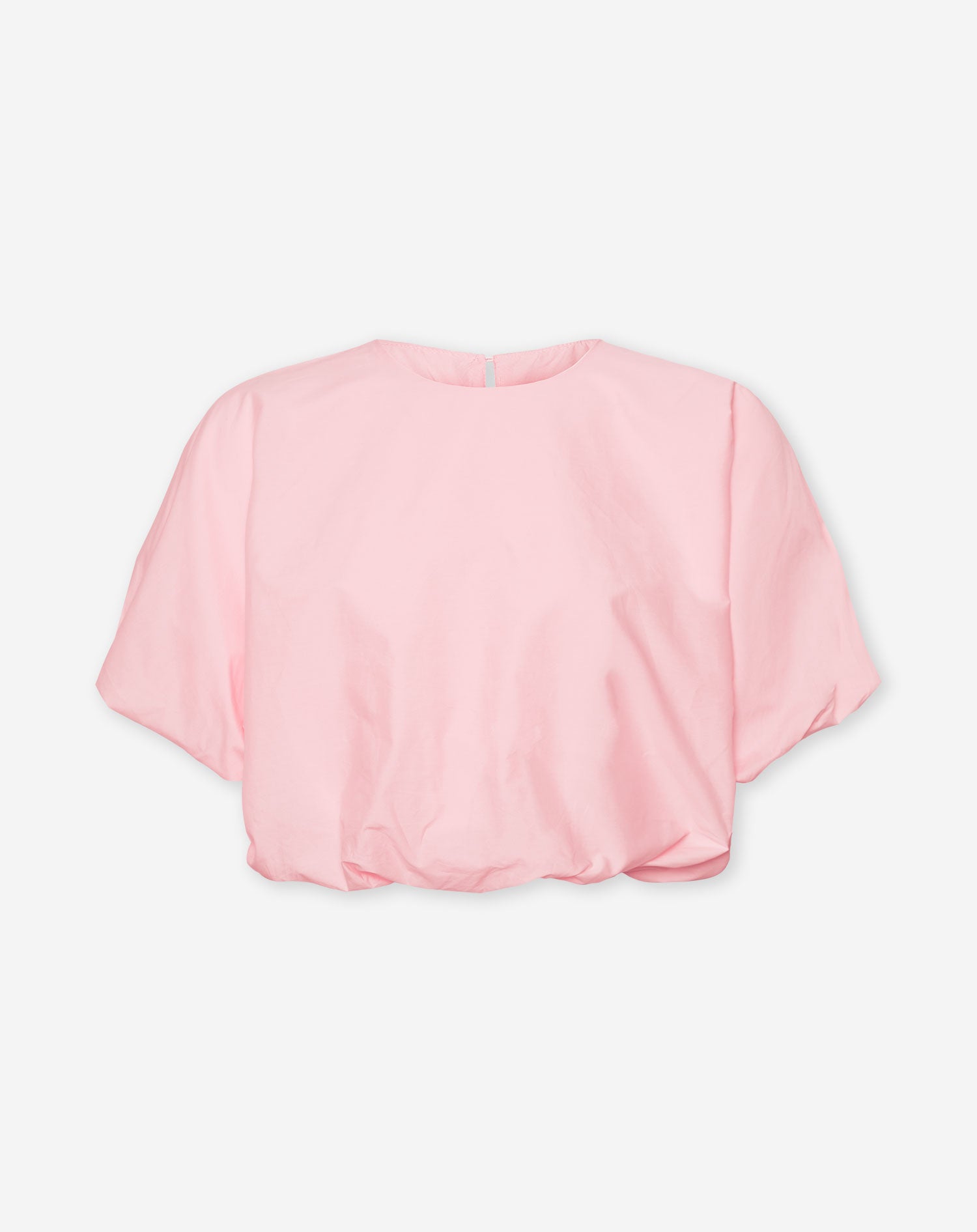 Charley top met pofmouwen in de kleur lichtroze