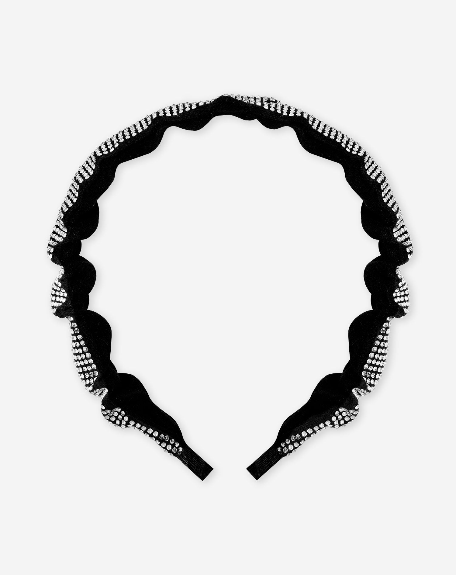 STRASS ALLOVER HEADBAND BLACK