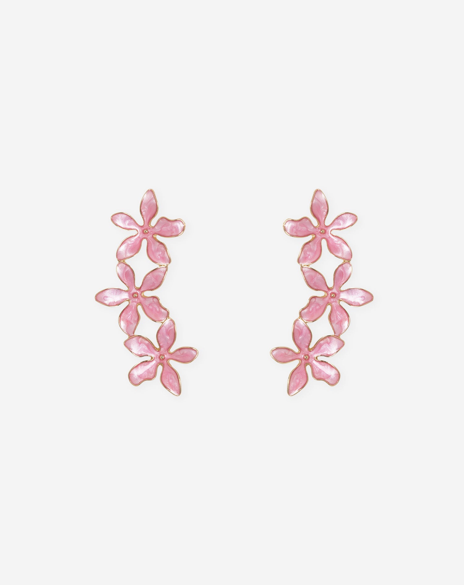 FLORINE EARRINGS ROZE