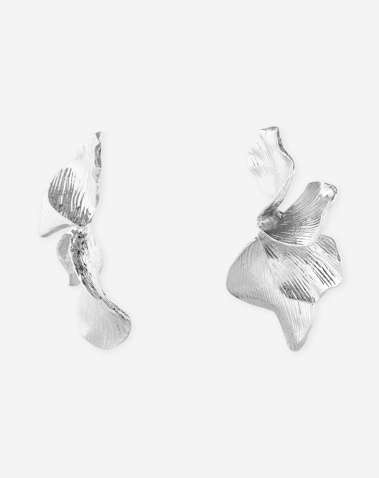 FLOWER WAVE EARRINGS