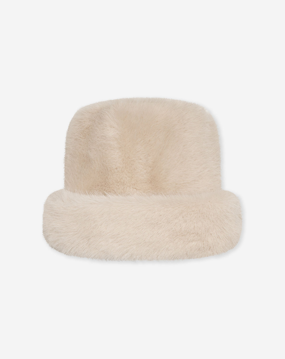 FAUX FUR HAT CREAM