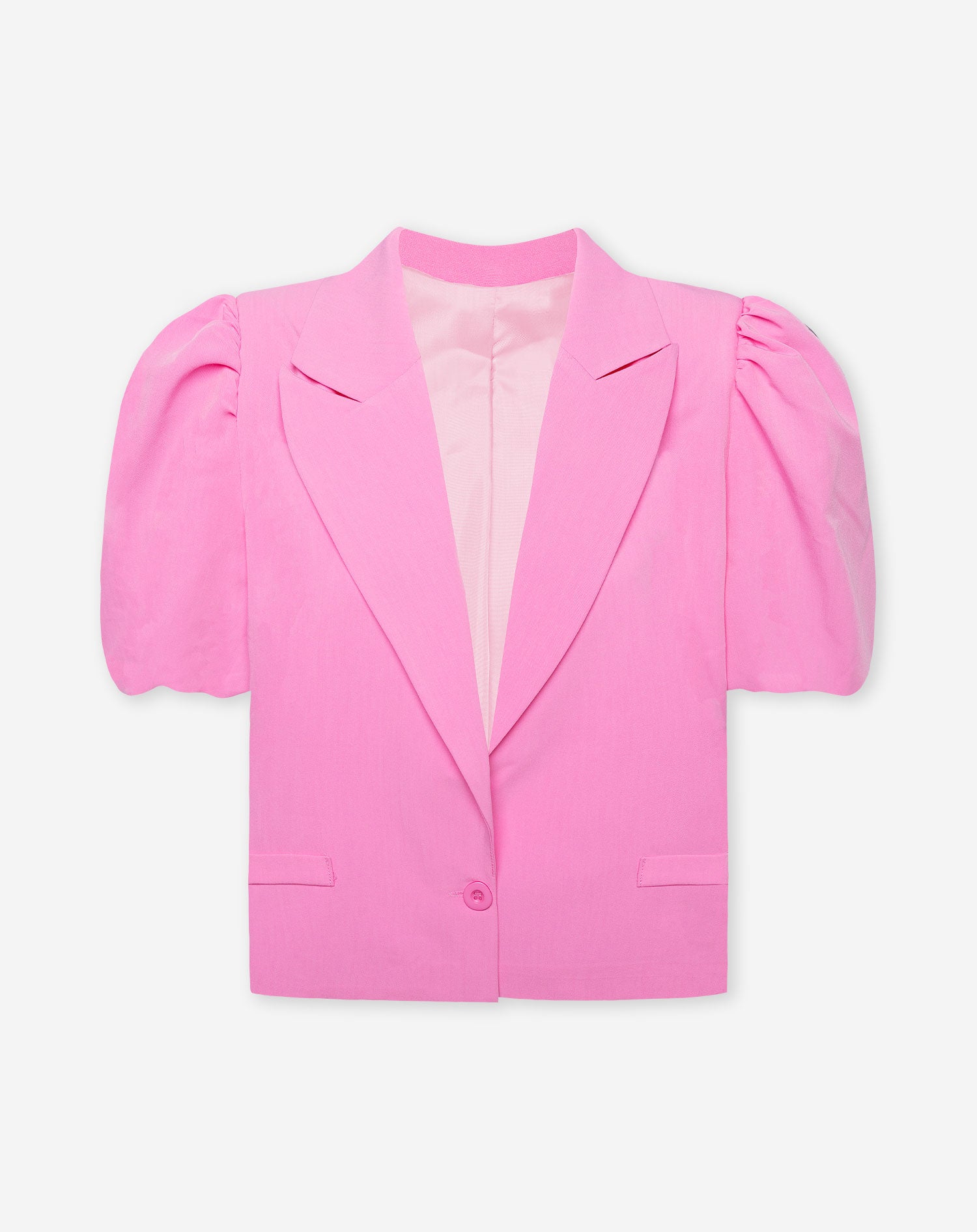 ZOEY PUFF SLEEVE BLAZER ROZE