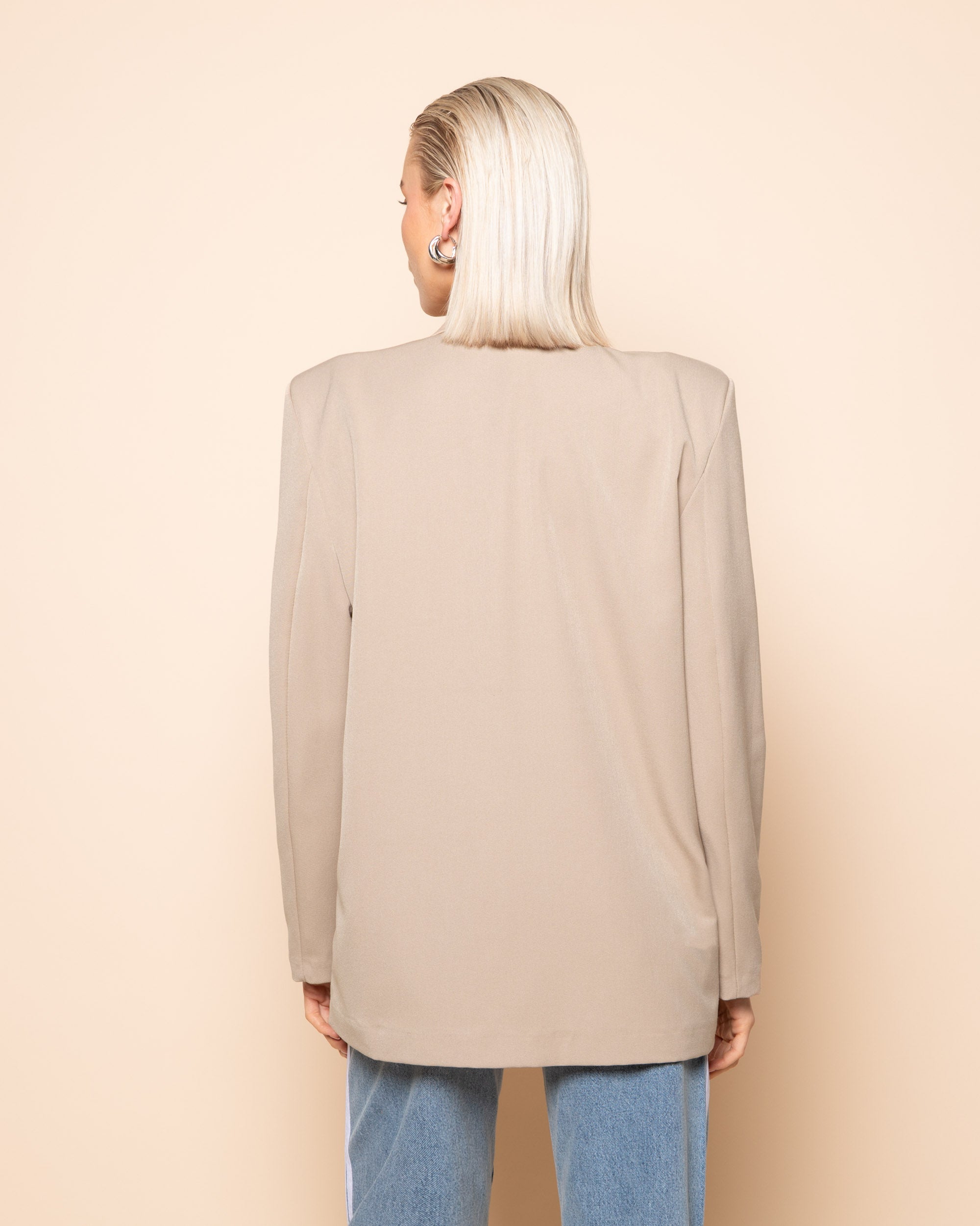 IRIS BOXY BLAZER BEIGE