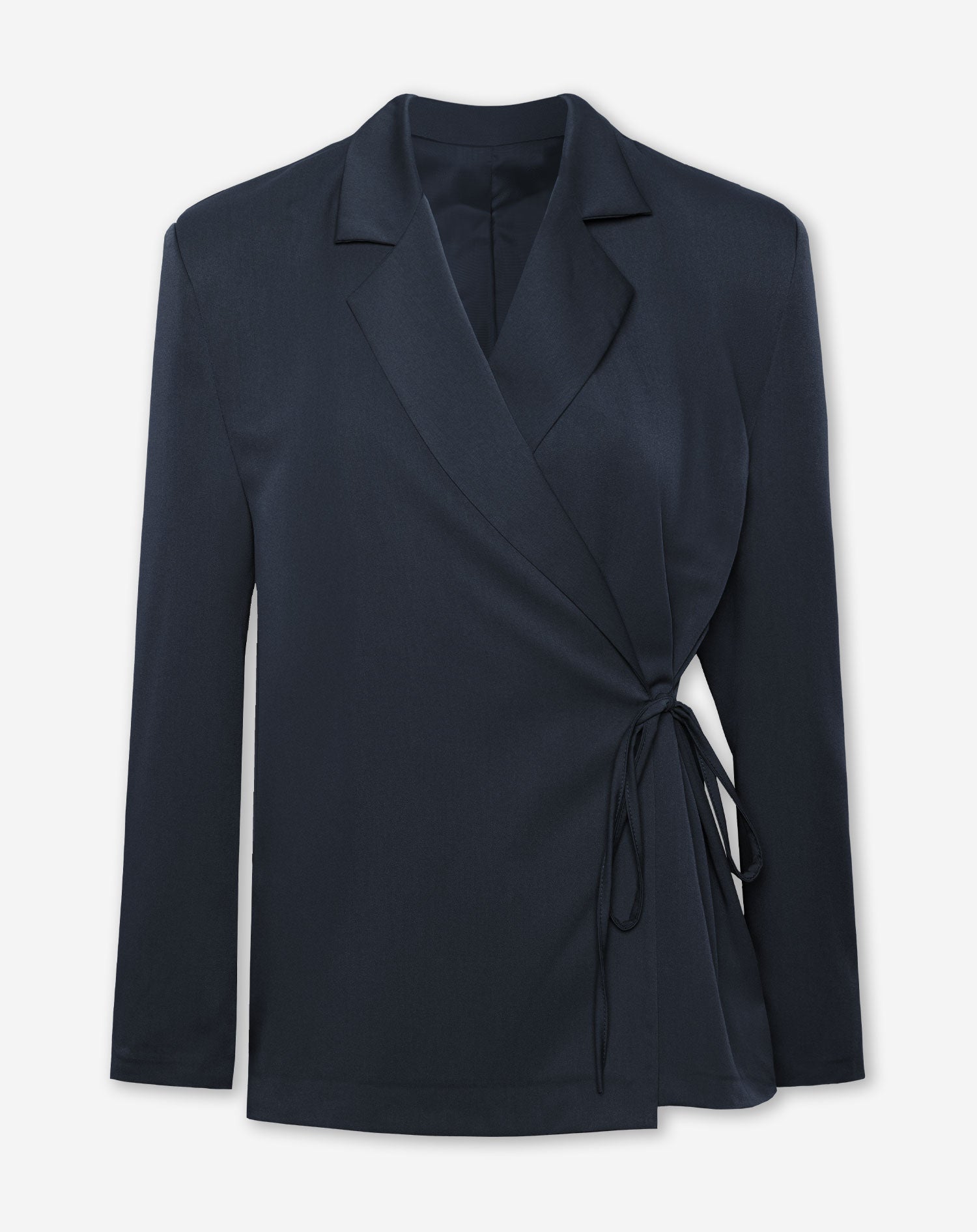 ZOEY WRAP UP BLAZER MARINEBLAUW