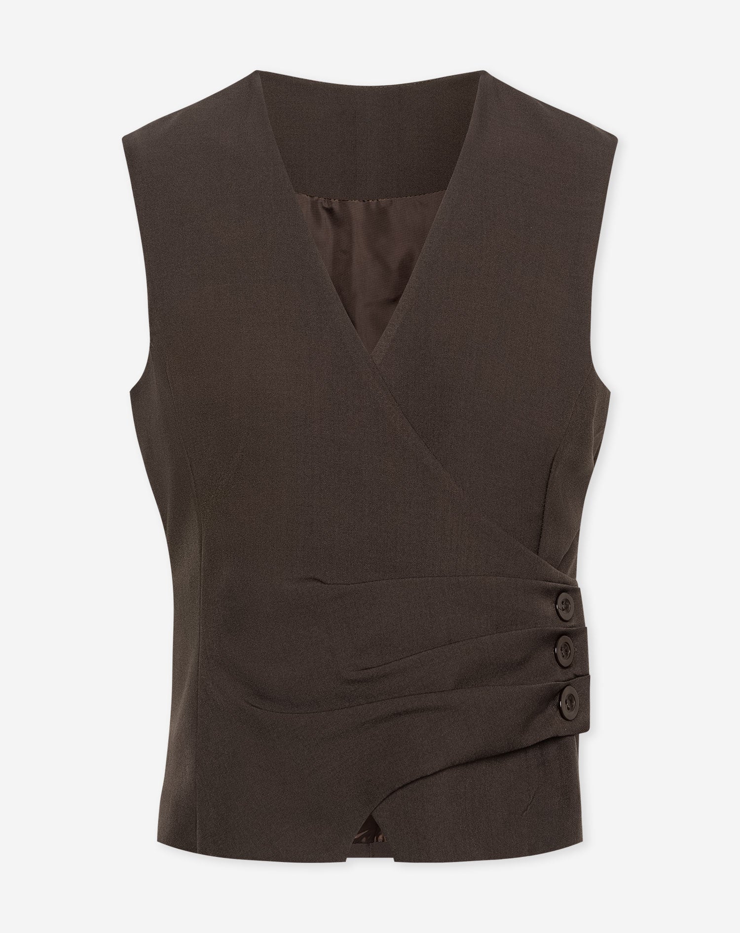 JOELLA GILET BRUIN