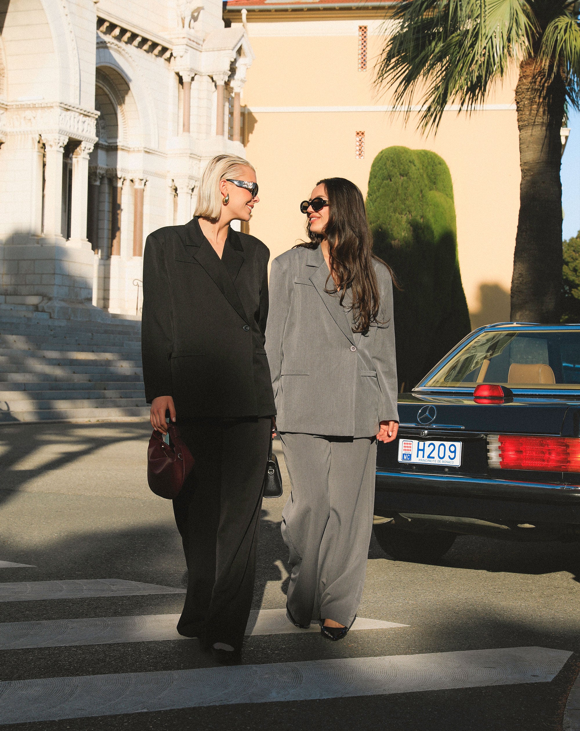 IRIS STRAIGHT LEG PANTALON GRIJS