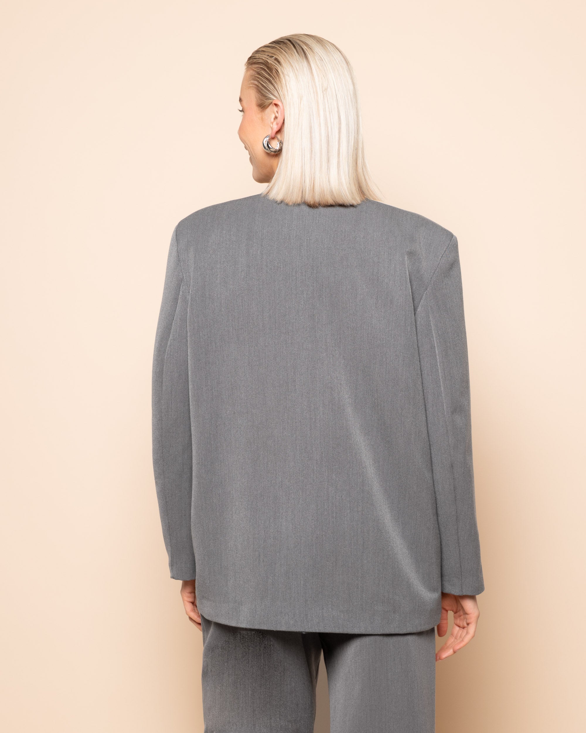 IRIS BOXY BLAZER GRIJS