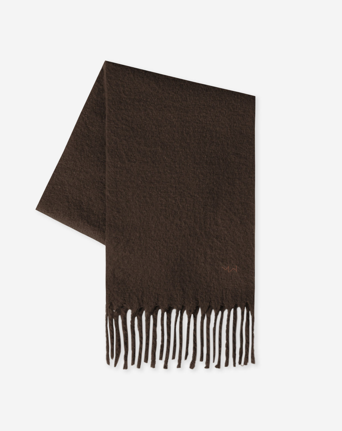 WOVEN SCARF DONKERBRUIN