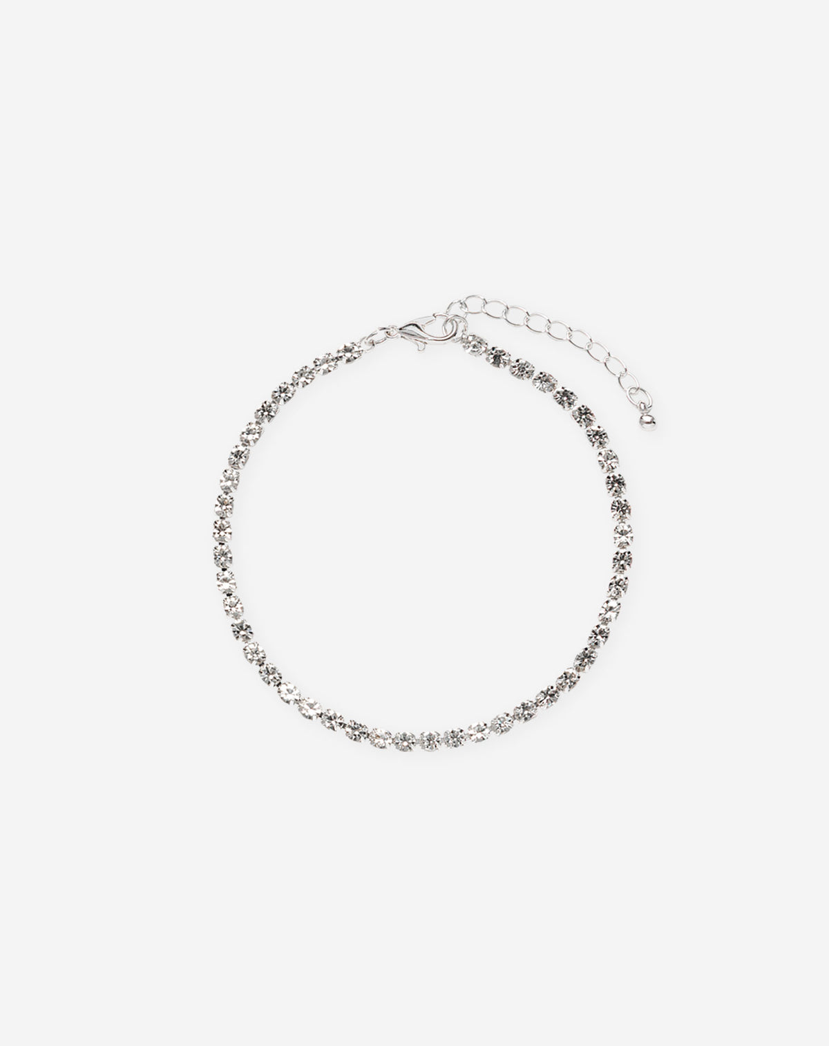 DIAMOND TENNIS BRACELET SILVER