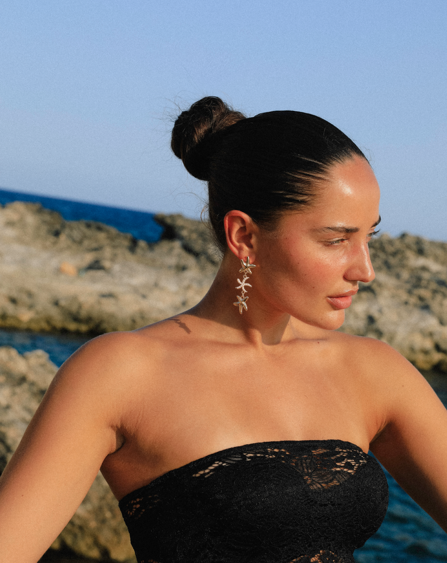 STARFISH PEARL EARRINGS