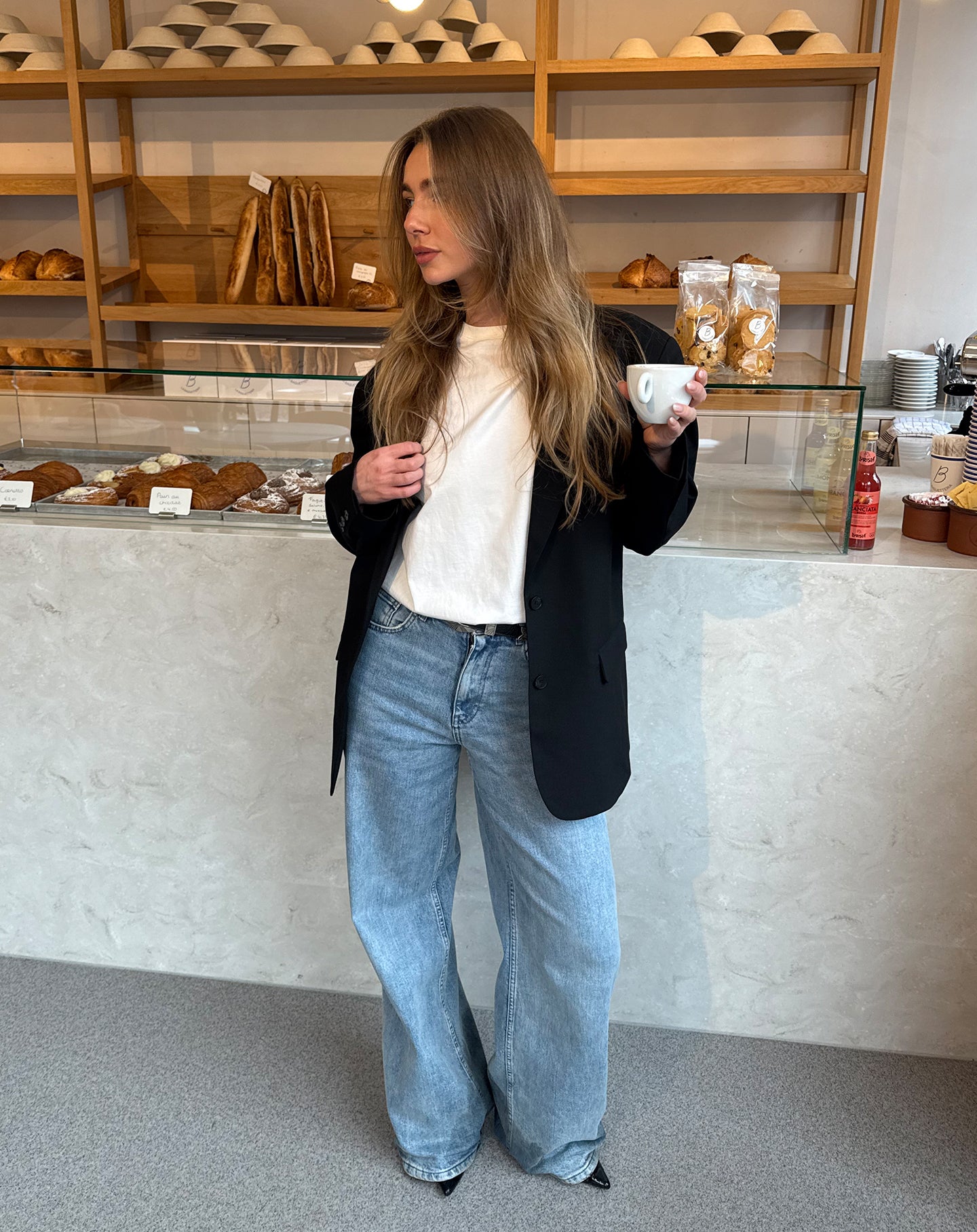 SAAR OVERSIZED BLAZER ZWART