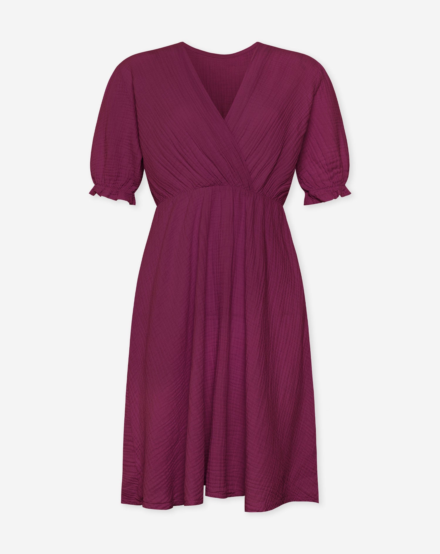 DILA MOUSSELINE DRESS CHERRY