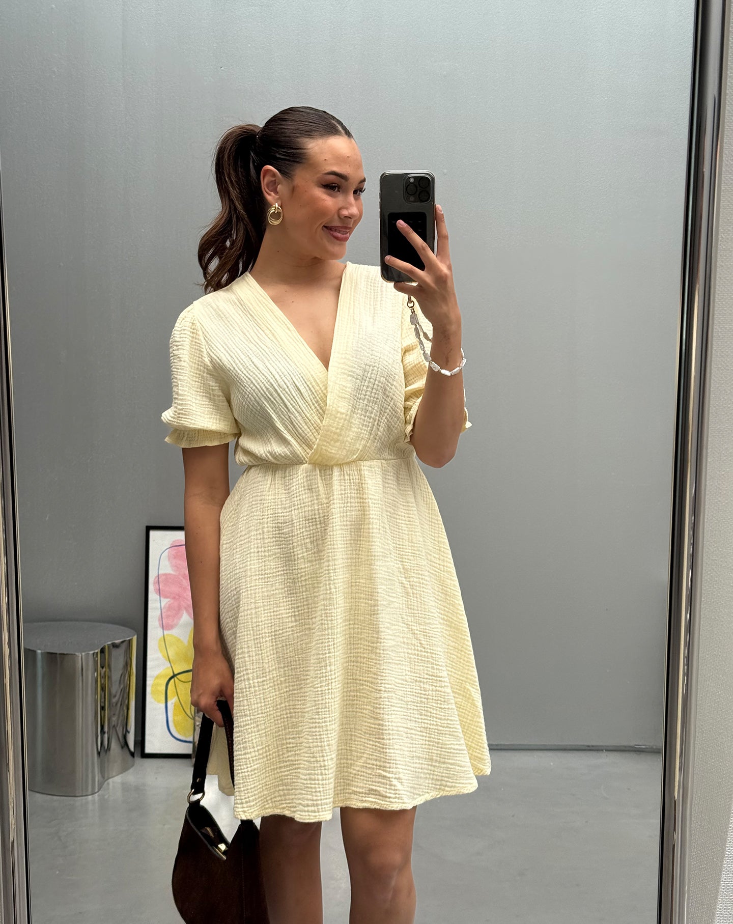 DILA MOUSSELINE DRESS BOTERGEEL