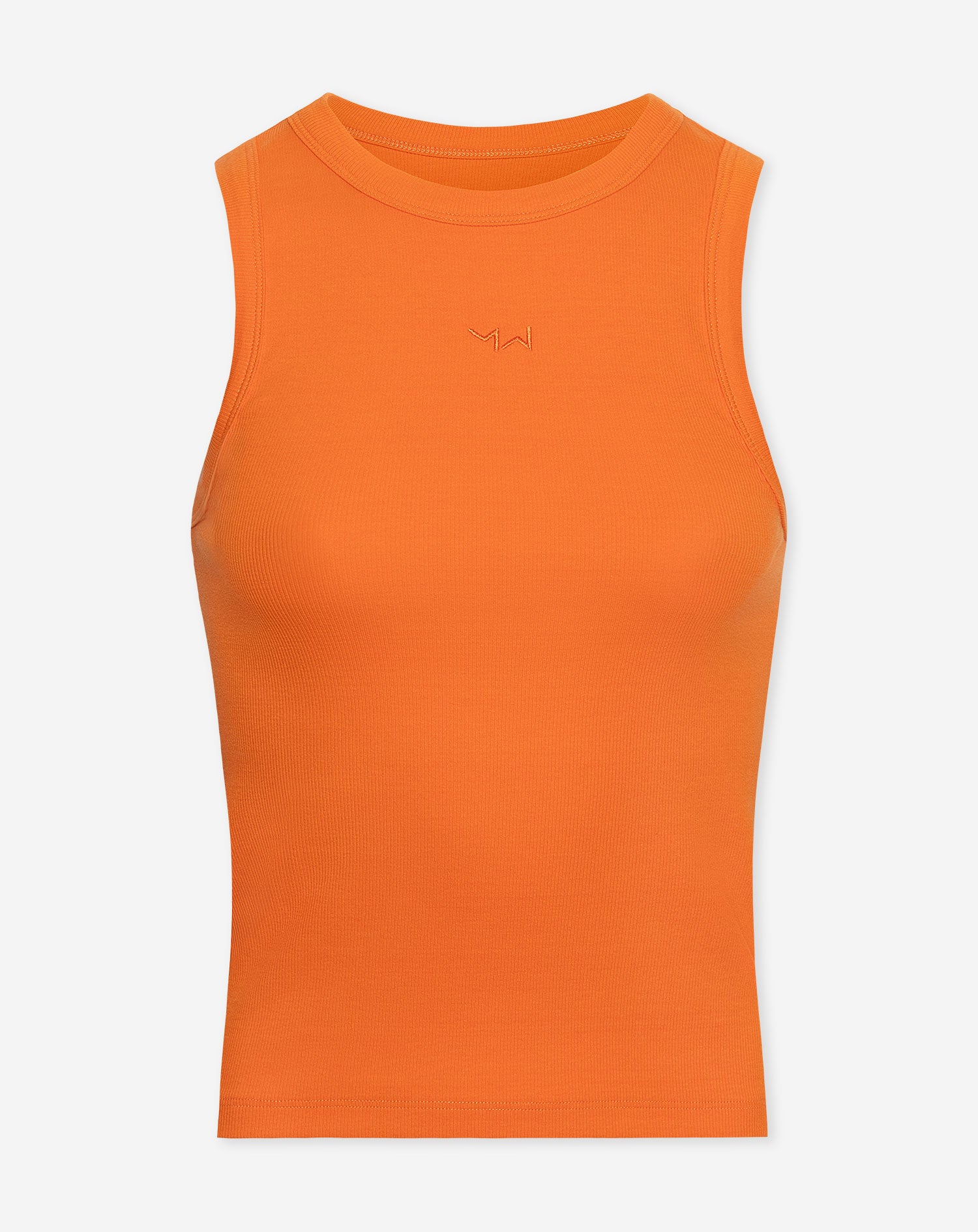 RACERBACK EMBROIDERY TOP ORANGE