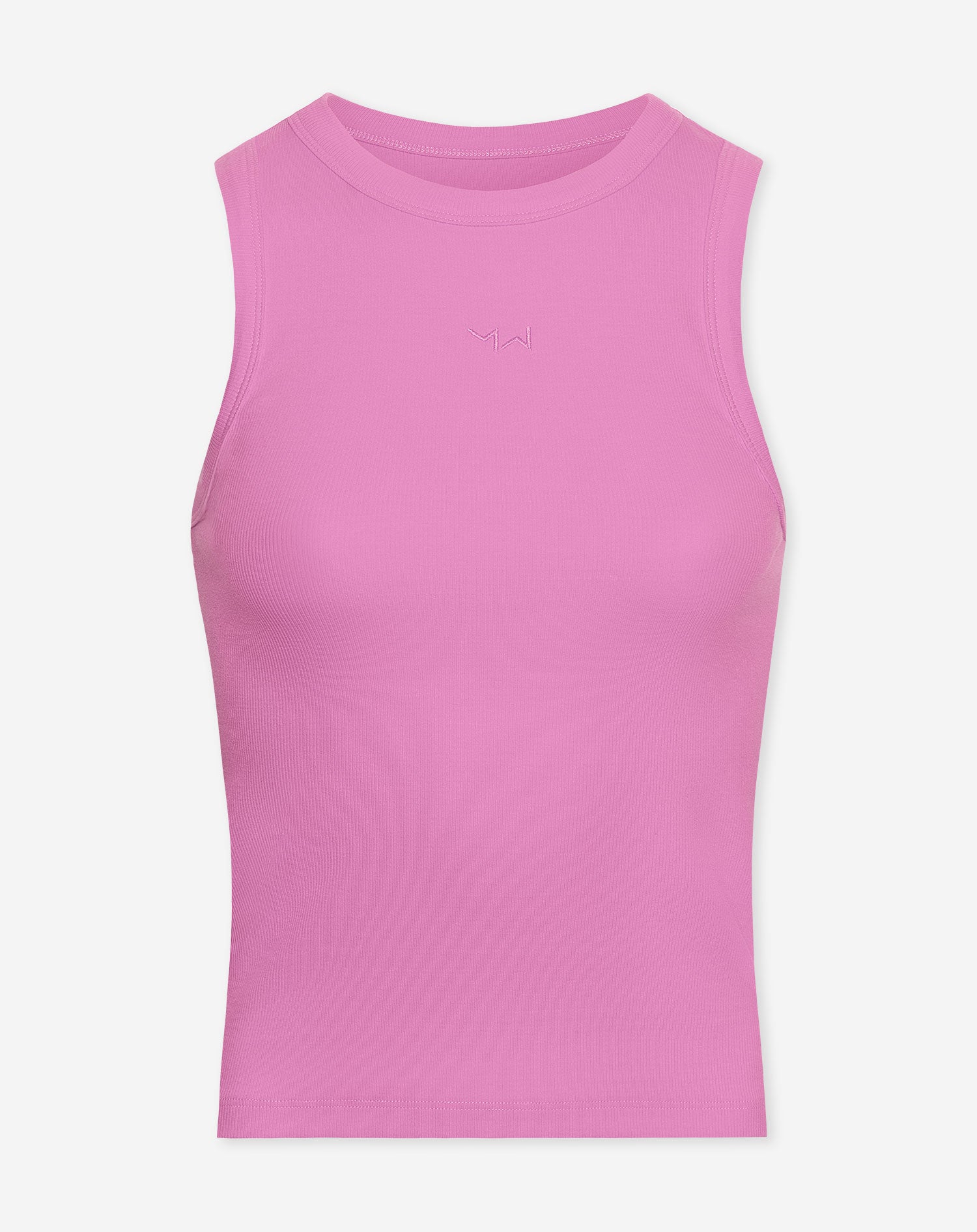 RACERBACK EMBROIDERY TOP PINK