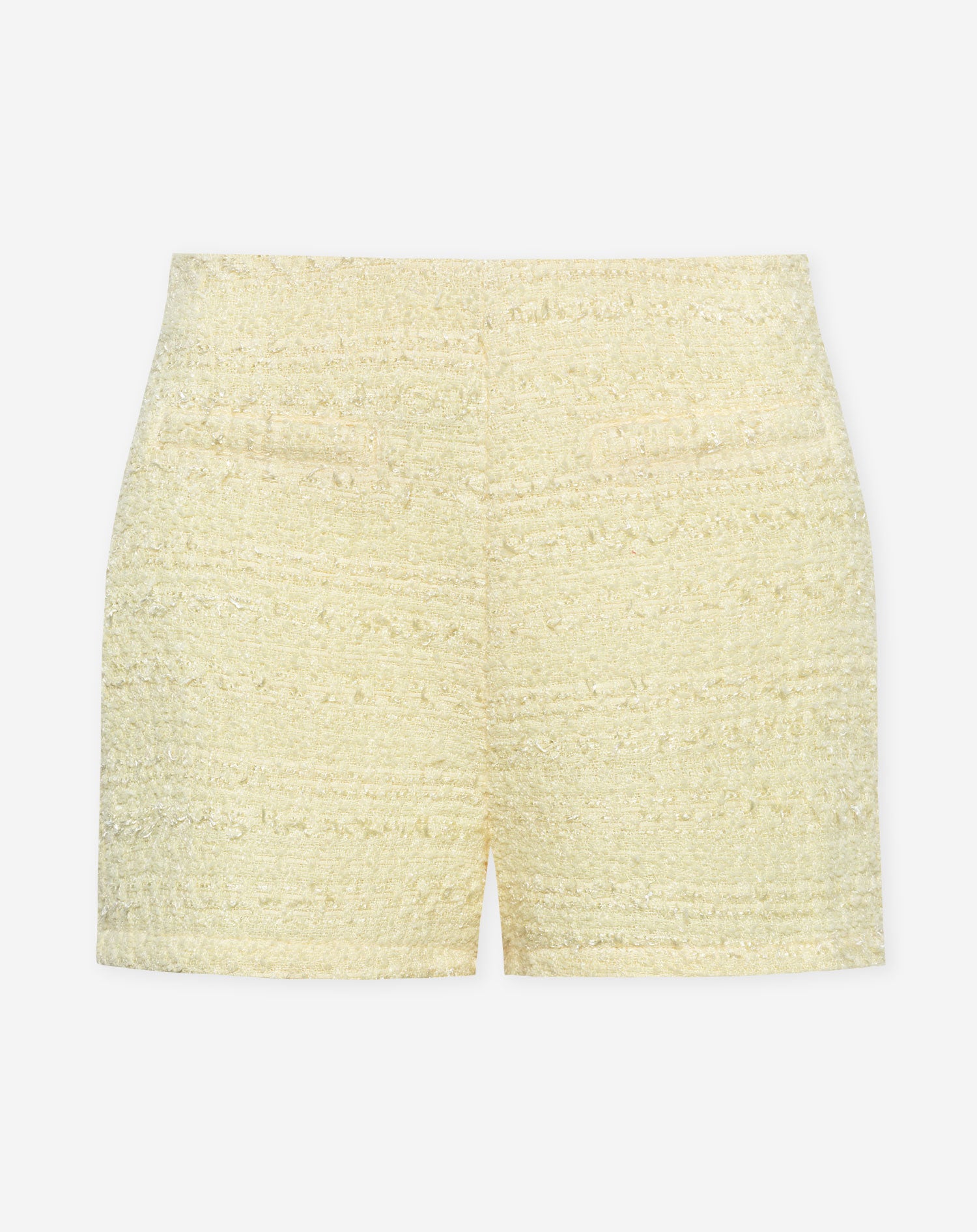 BOUCLE LUREX SHORTS BUTTER YELLOW