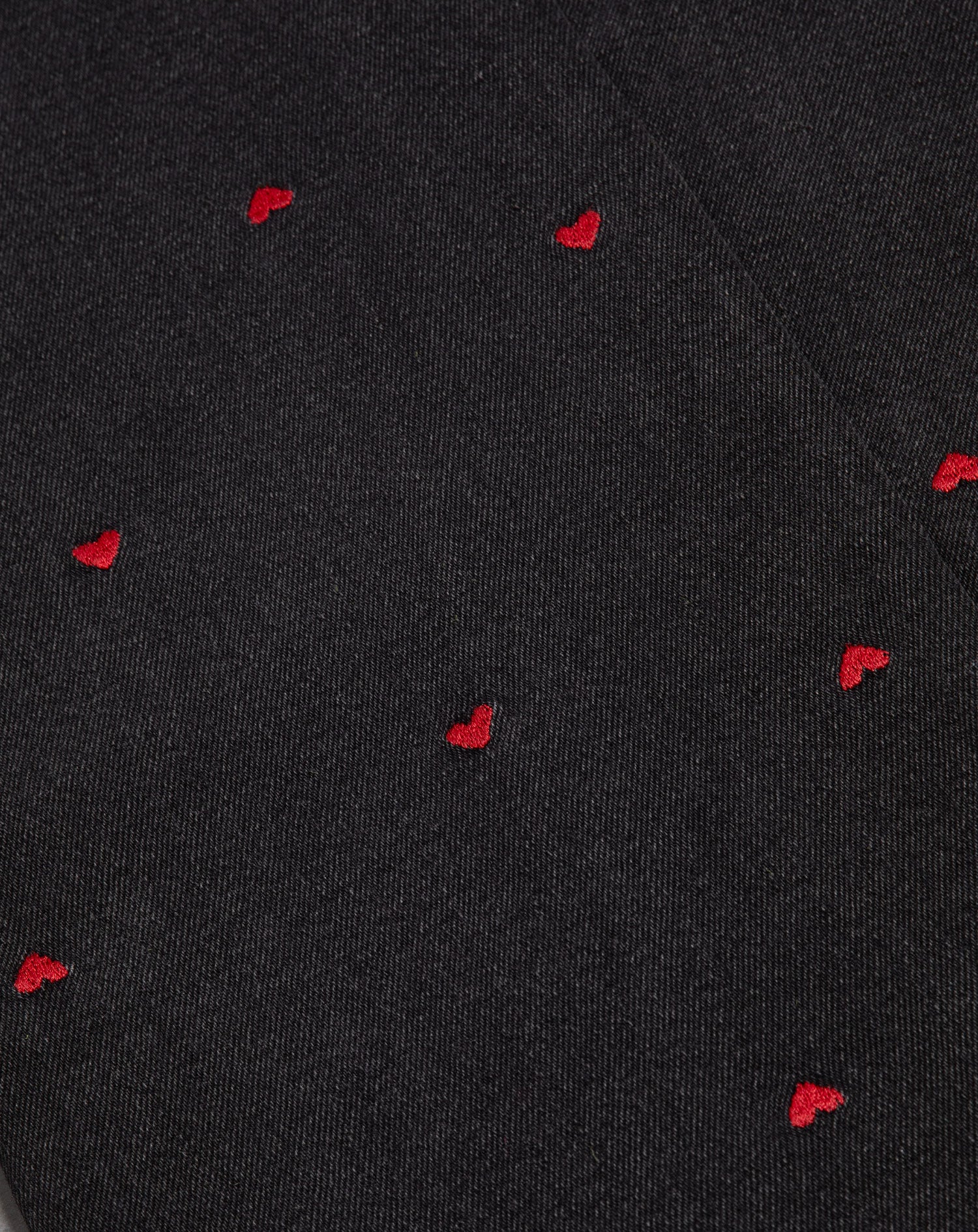 HEART BOOTCUT JEANS DONKERGRIJS