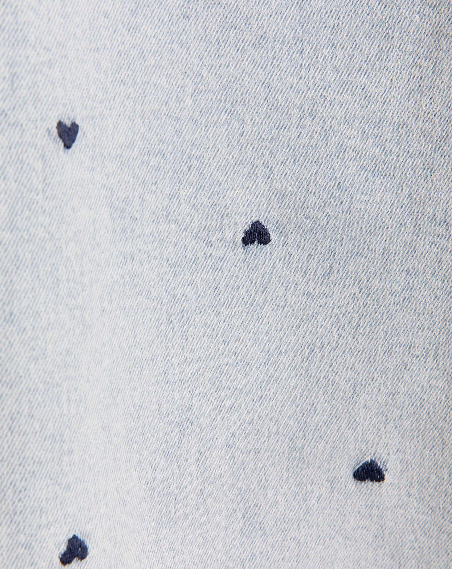 HEART BOOTCUT JEANS LIGHT BLUE