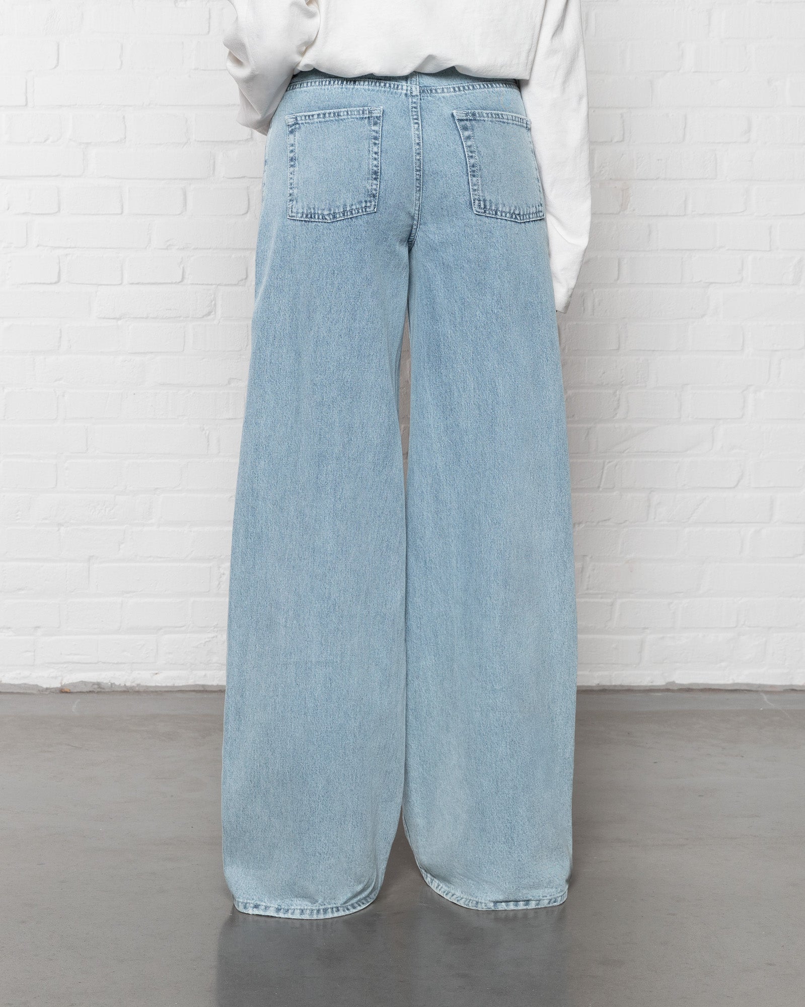 WIDE LEG JEANS BLUE