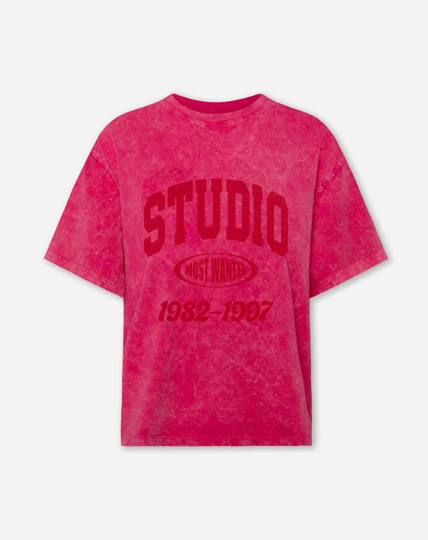 STUDIO MW OVERSIZED TEE ACID ROZE