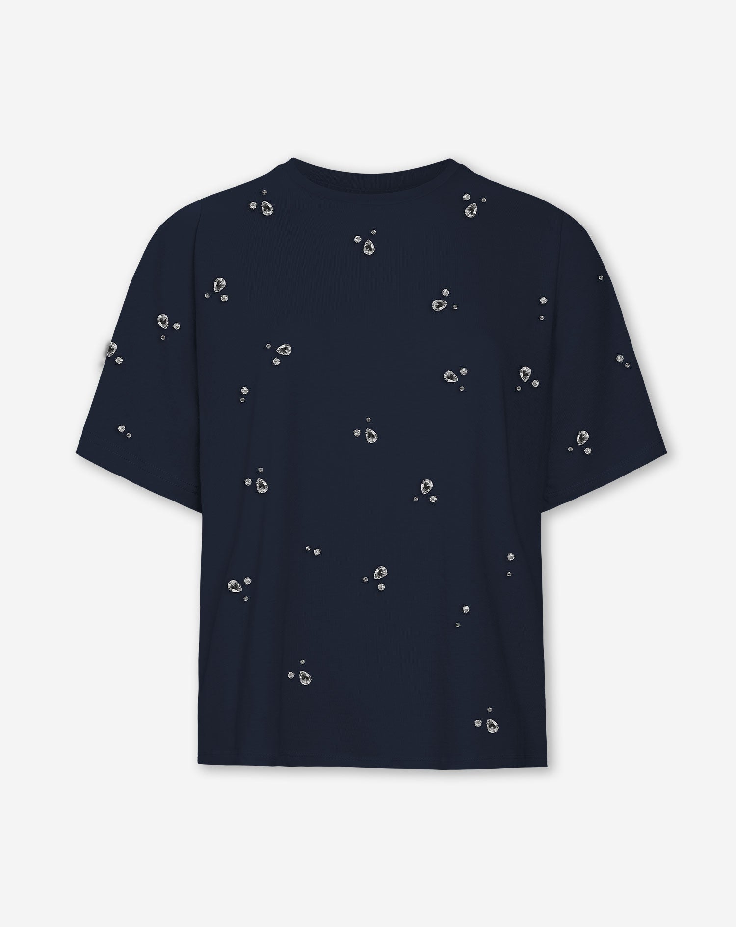 DIAMOND STONES OVERSIZED TEE NAVY BLUE