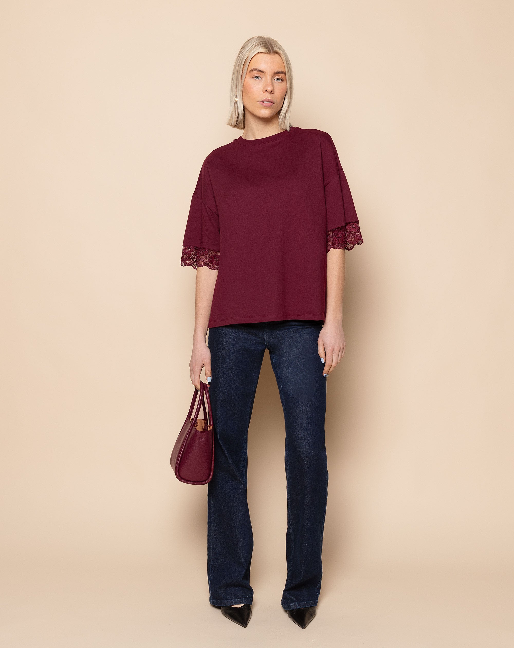 BOOTCUT JEANS DARK BLUE