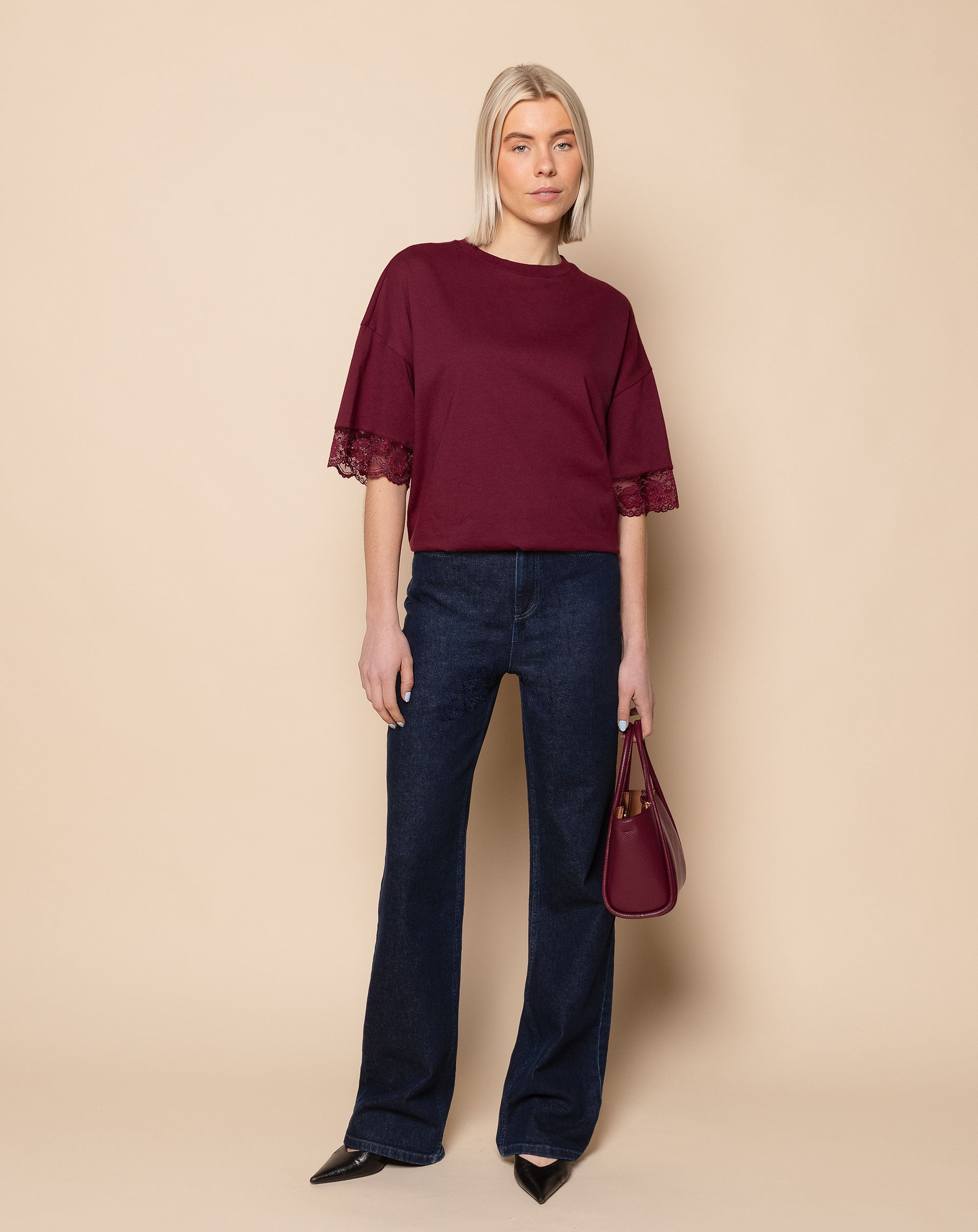 BOOTCUT JEANS DARK BLUE