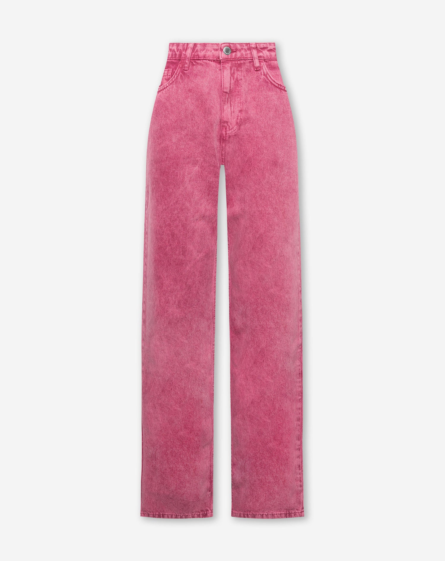 COLORED STRAIGHT LEG JEANS CHERRY
