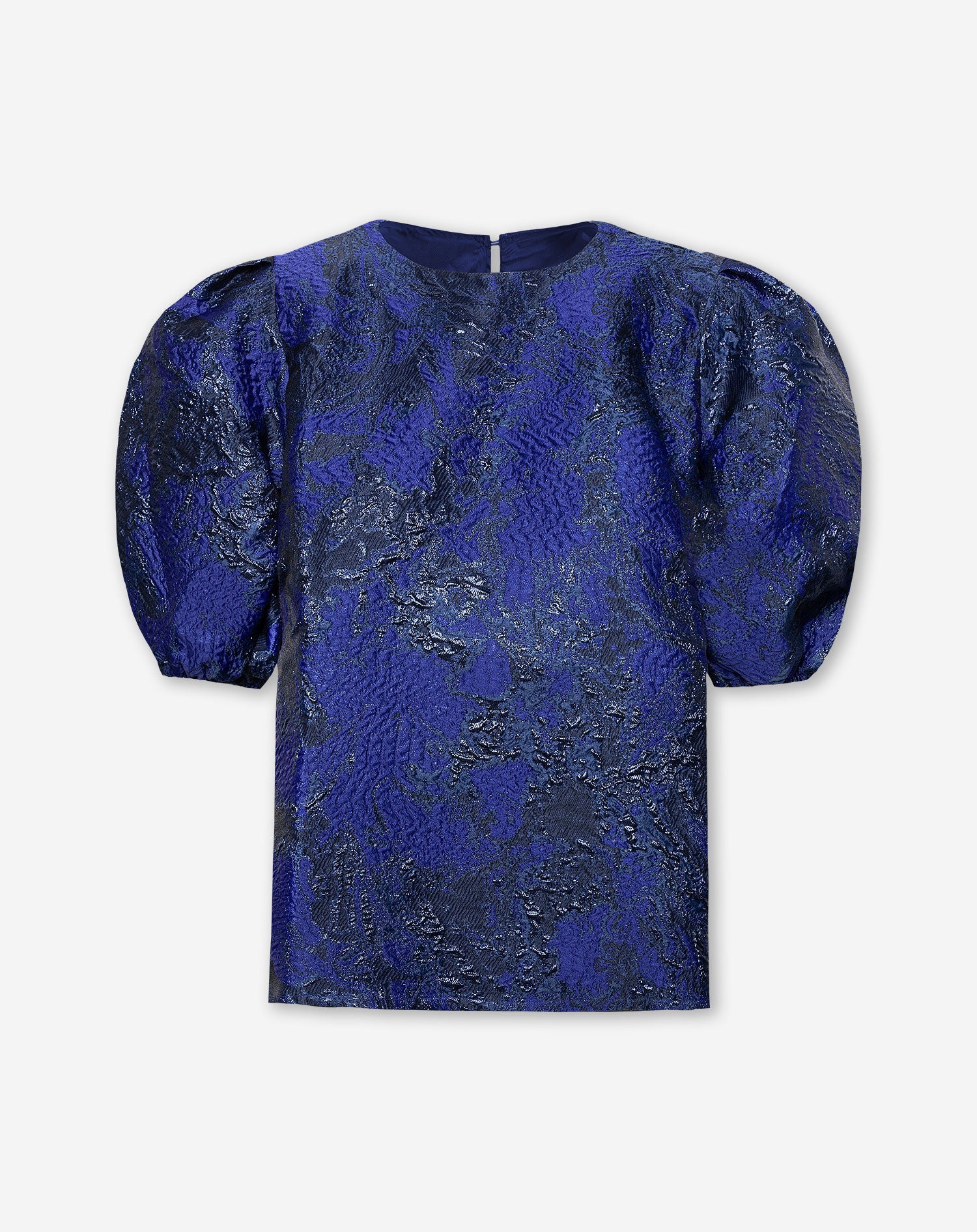 SENNA PUFF SLEEVE TOP ROYAL BLUE