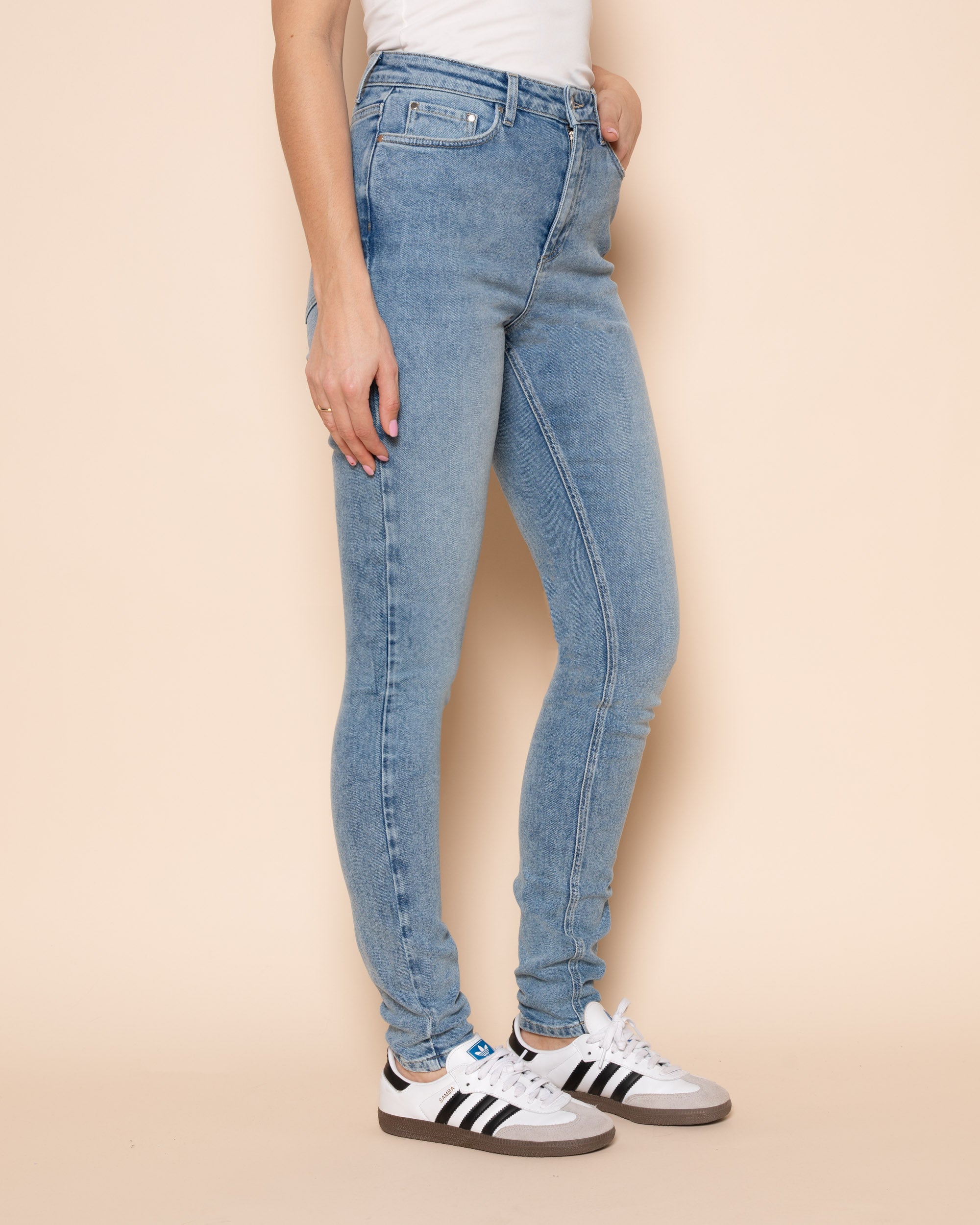 SKINNY JEANS MID BLUE