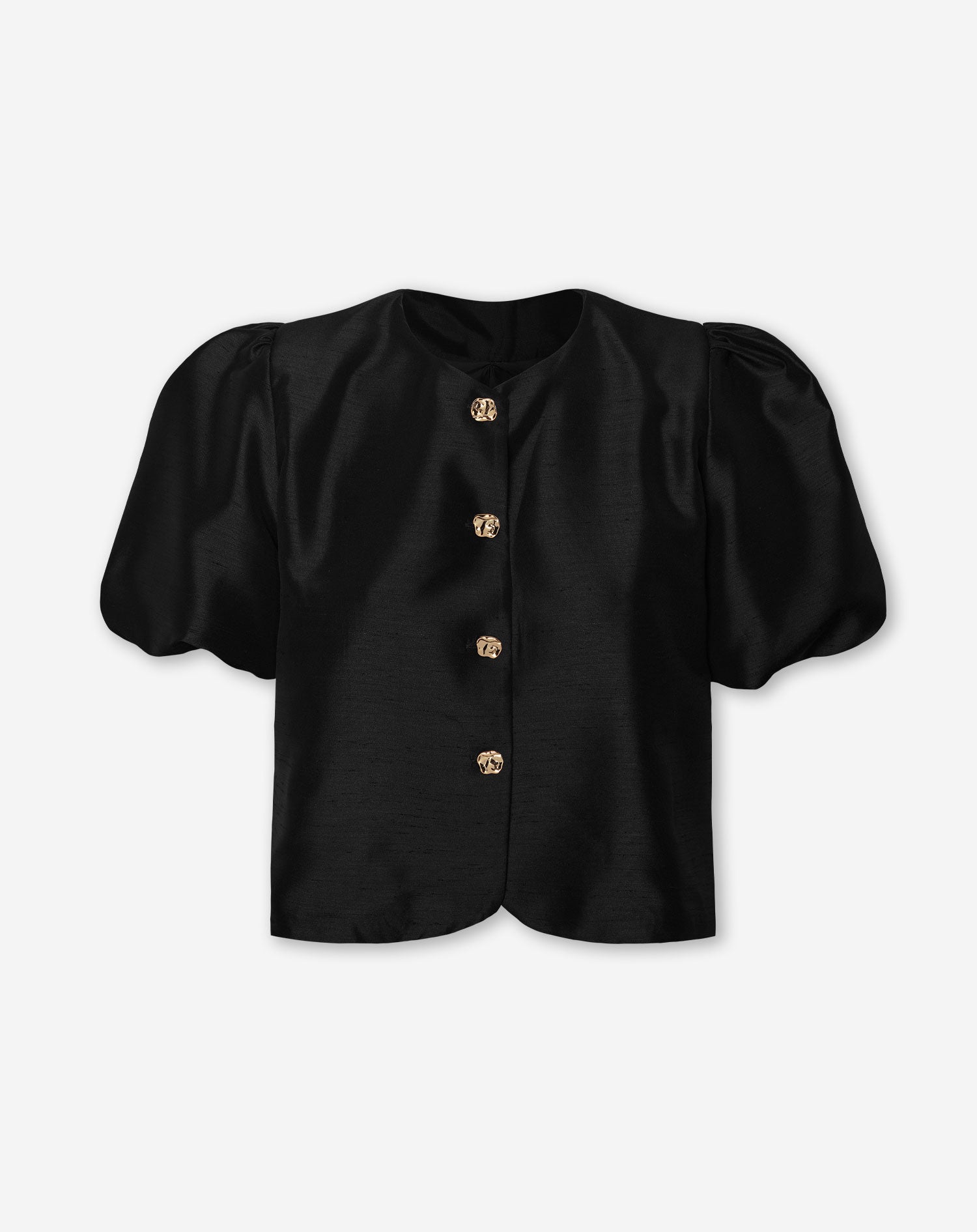 JADE PUFF SLEEVE BLAZER ZWART